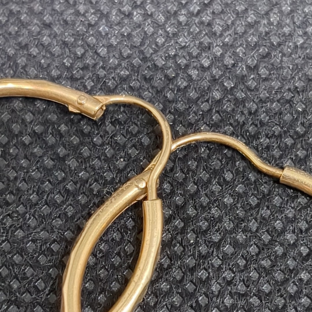 ARETES PAR ORO 14 K 2.1 GRMS (SEMINUEVO)