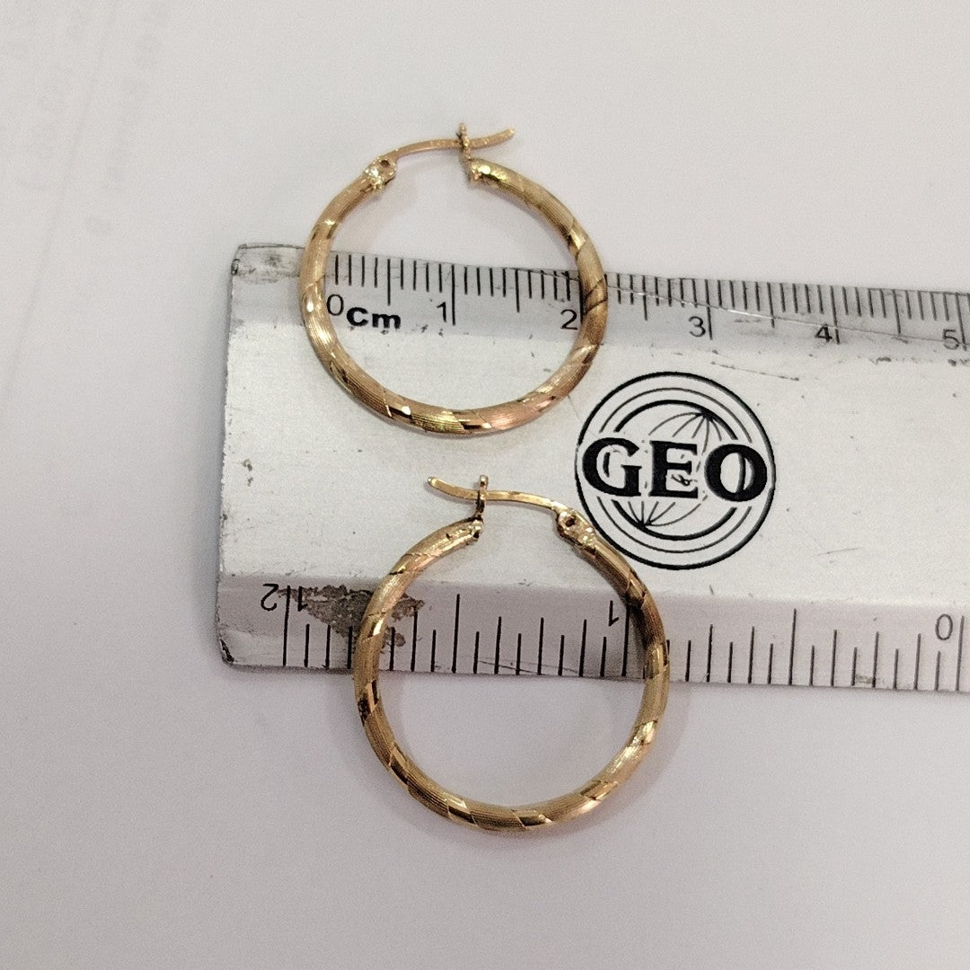 ARRACADAS PAR ORO 14 K 2,50 GRMS (SEMINUEVO)