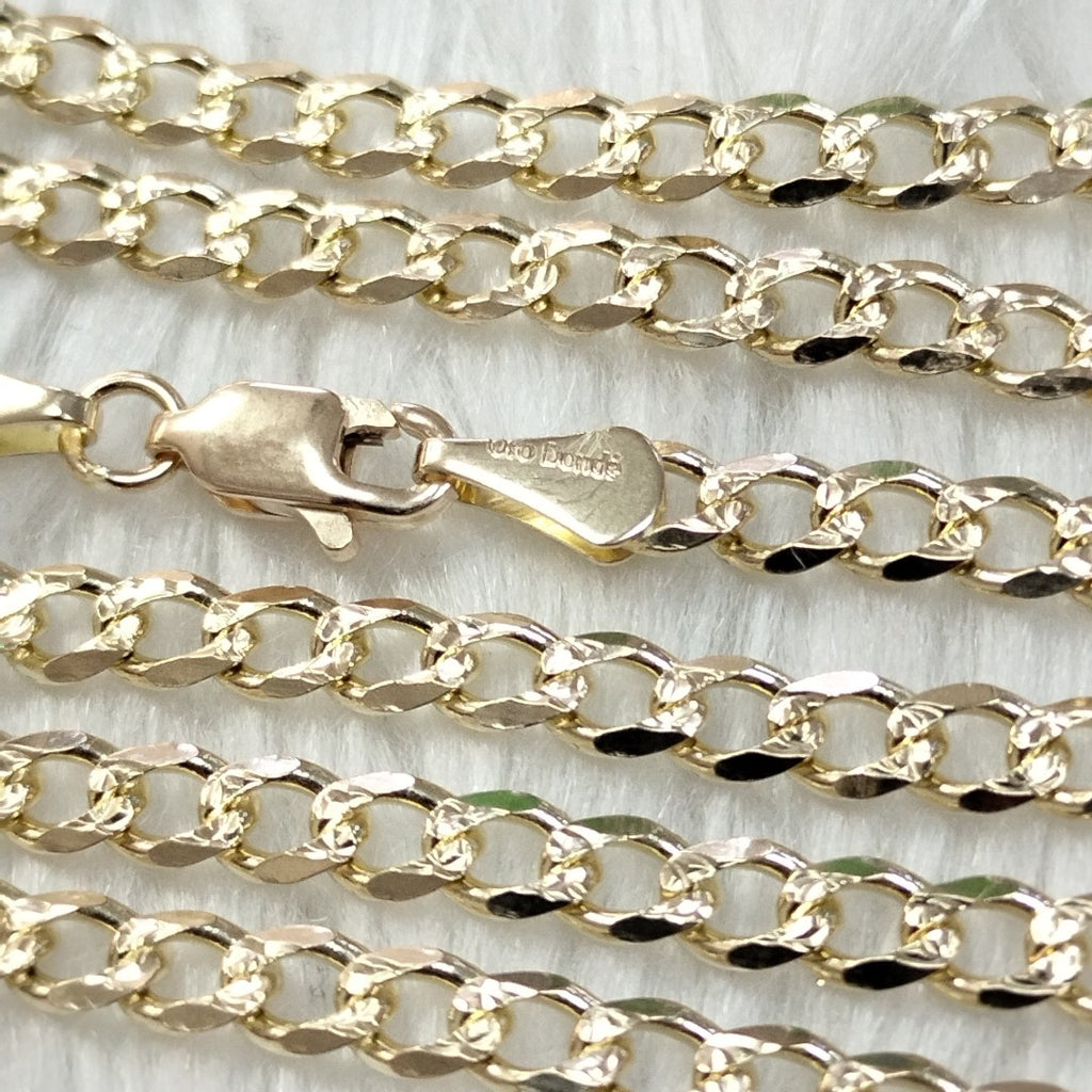 CADENAS BARBADA ORO 14K 55 CM 13.2 GR (NUEVO)