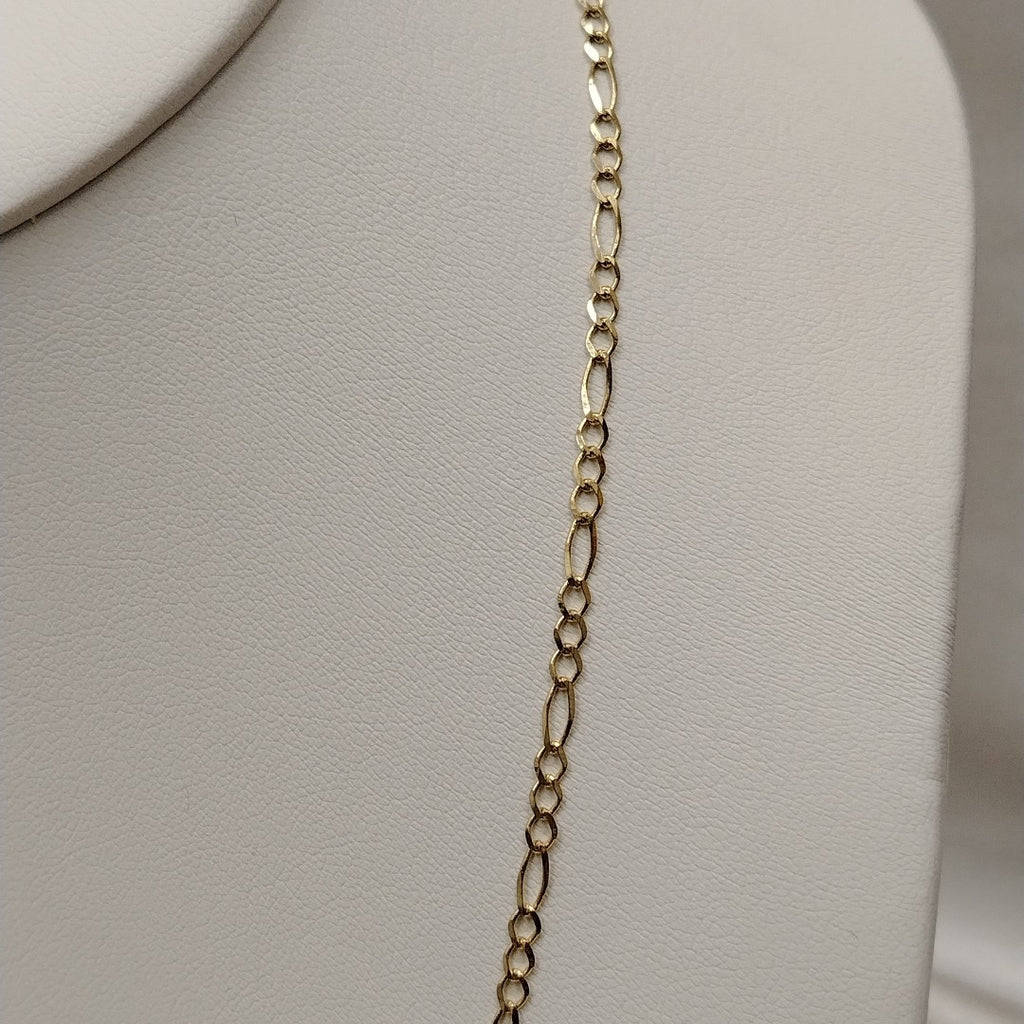 CADENAS TEJIDO 3X1 ORO 10K 50 CM 3.9 GR (NUEVO)