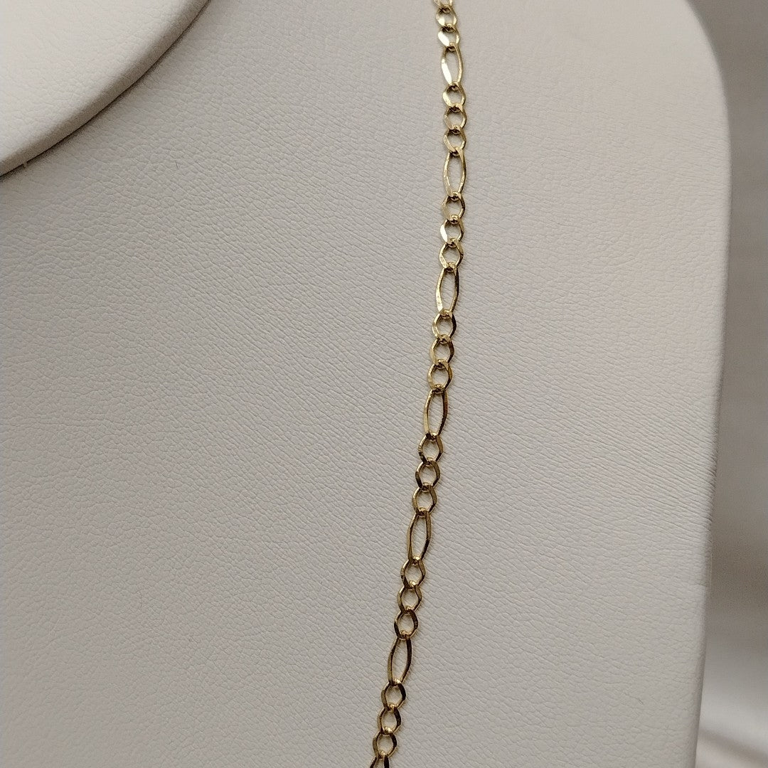 CADENAS TEJIDO 3X1 ORO 10K 50 CM 3.9 GR (NUEVO)