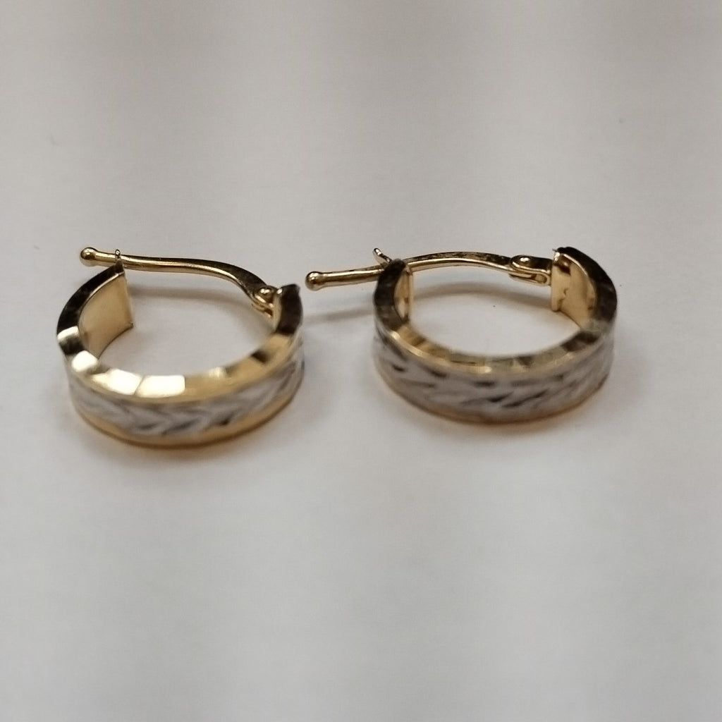ARRACADAS PAR ORO 14 K 1.2 GRMS (SEMINUEVO)