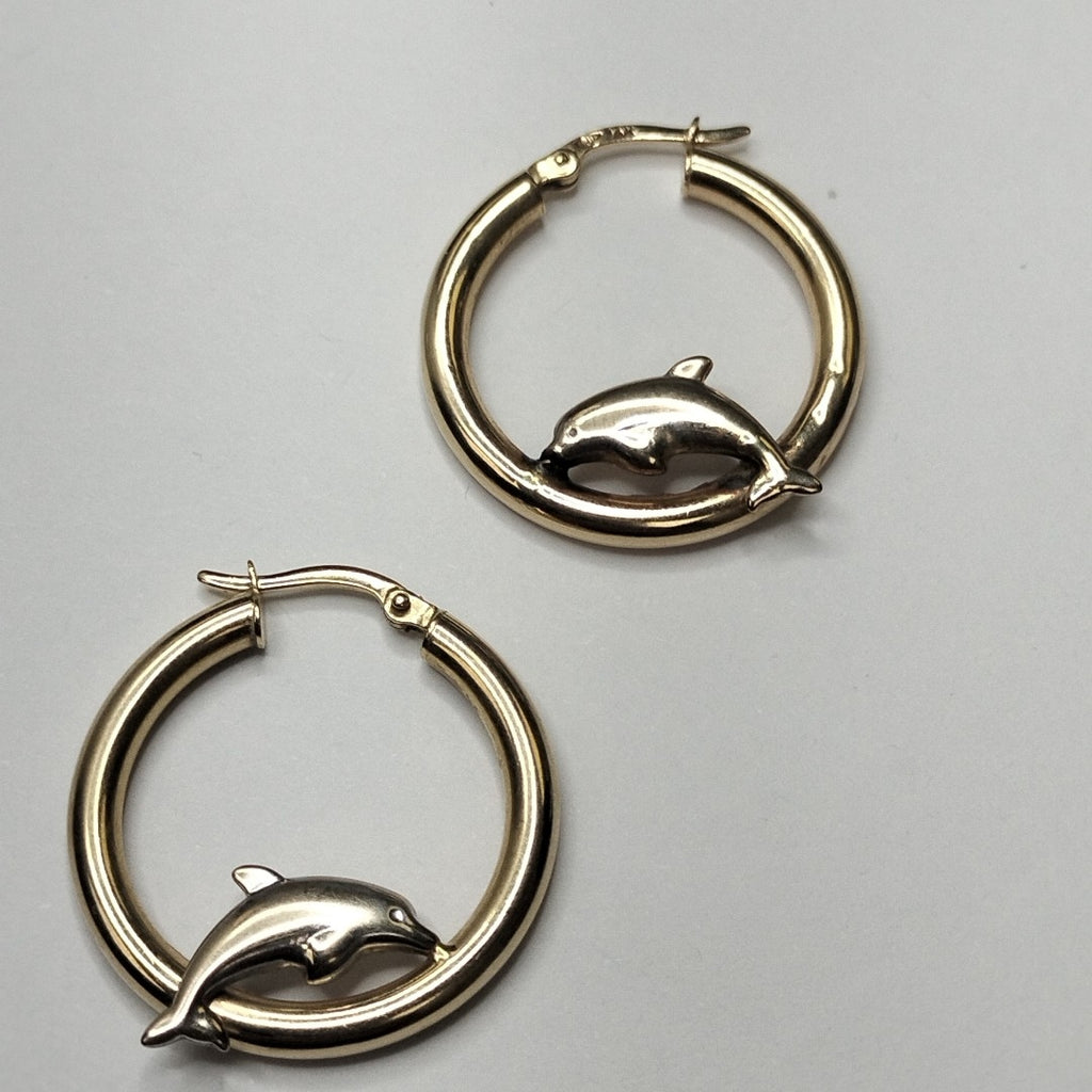 ARRACADAS PAR ORO 14 K 3.3 GRMS (SEMINUEVO)