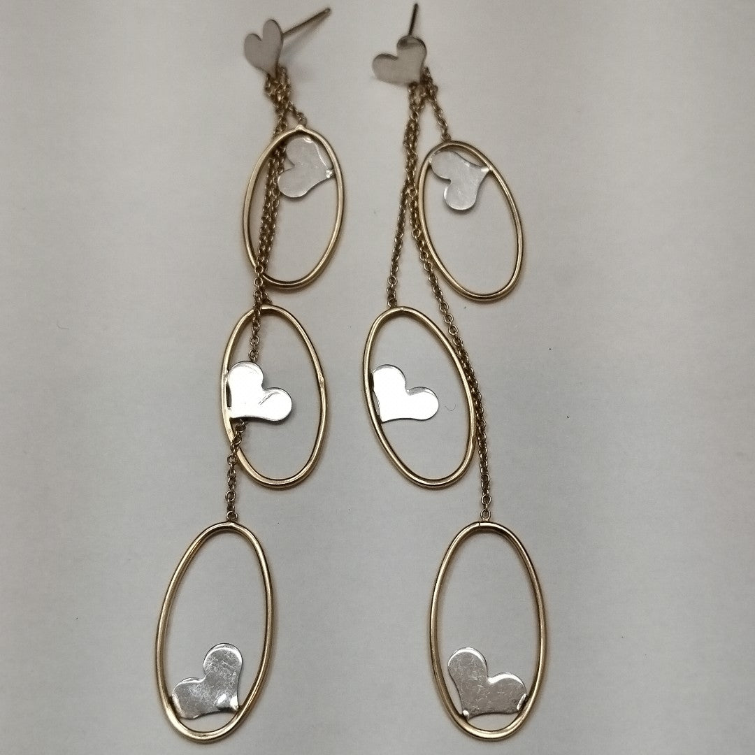 ARETES PAR ORO 14 K 4 GRMS (SEMINUEVO)