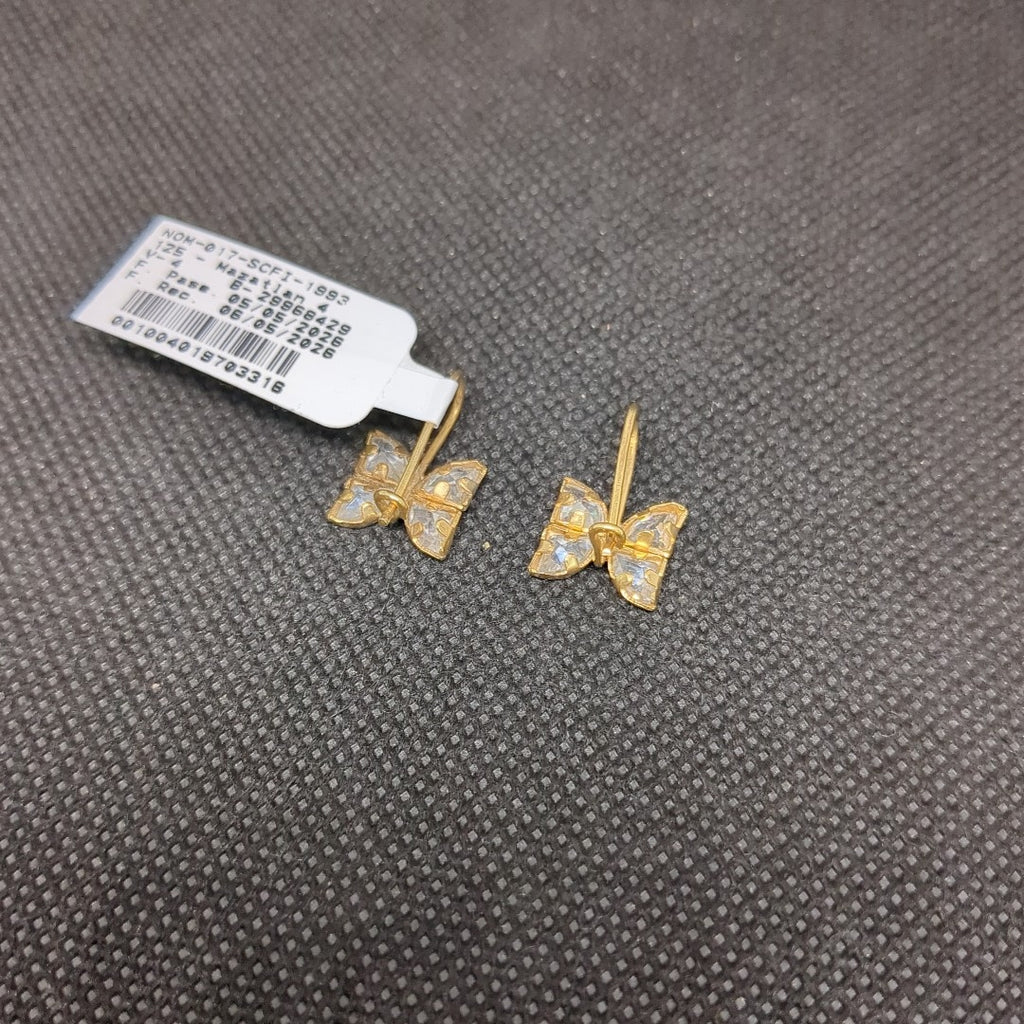 ARETES PAR ORO 10 K 2.5 GRMS (SEMINUEVO)