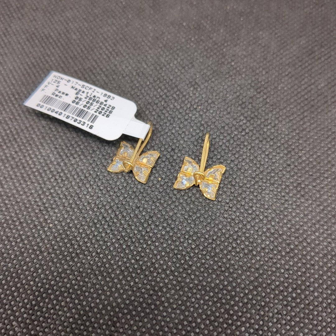 ARETES PAR ORO 10 K 2.5 GRMS (SEMINUEVO)