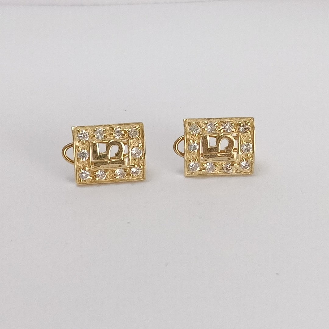 ARETES PAR ORO 10 K 4 GRMS (SEMINUEVO)