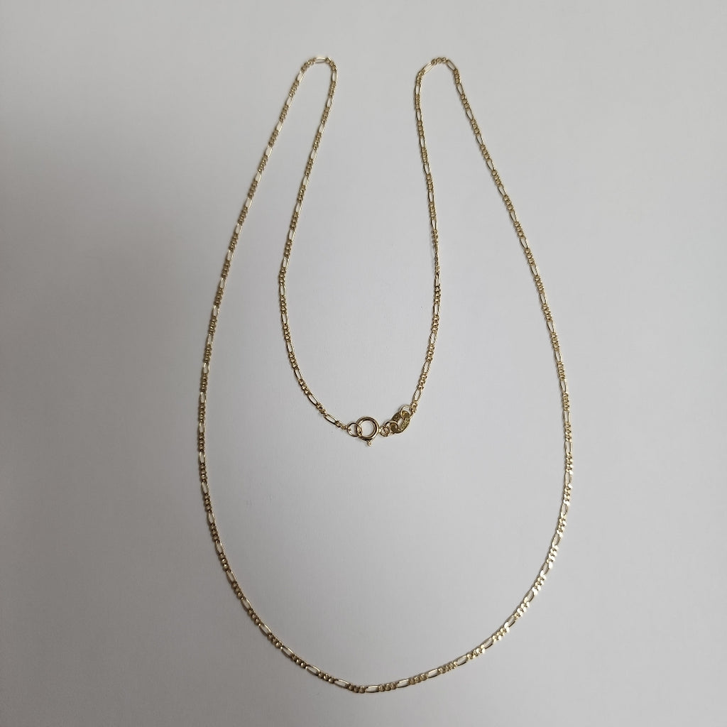 CADENAS TEJIDO 3X1 ORO 14K 55 CM 2.7 GR (NUEVO)