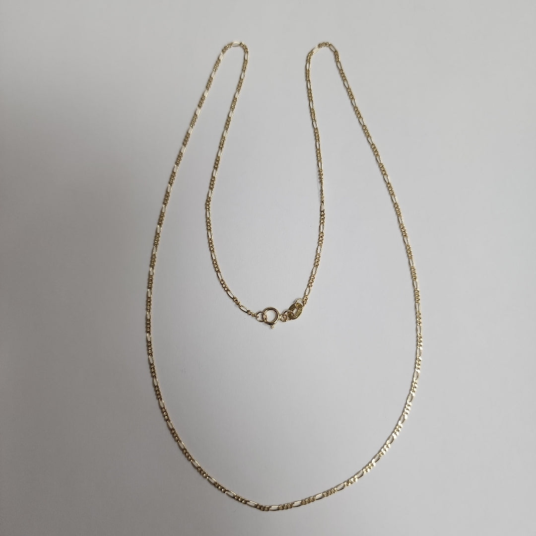 CADENAS TEJIDO 3X1 ORO 14K 55 CM 2.7 GR (NUEVO)