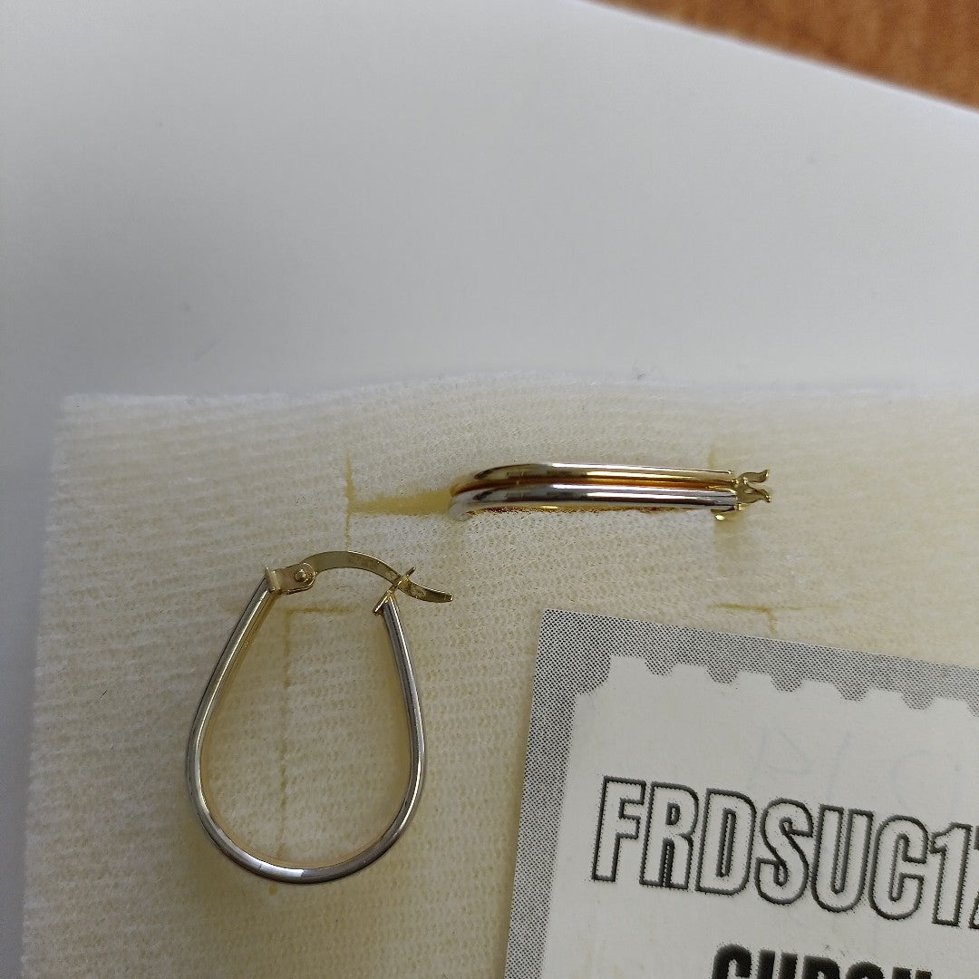 ARETES PAR ORO 14 K 2,30 GRMS (SEMINUEVO)