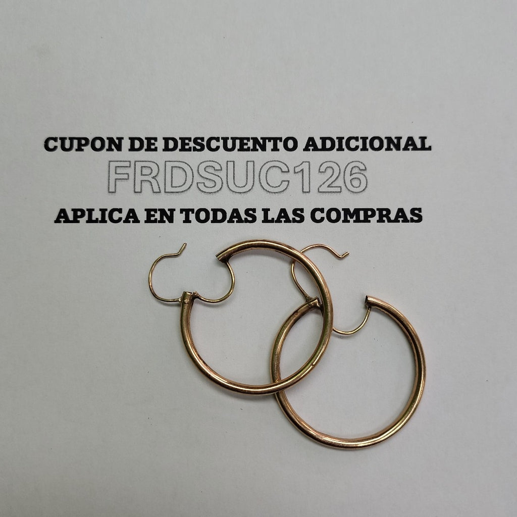 ARRACADAS PAR ORO 8 K 2.9 GRMS (SEMINUEVO)