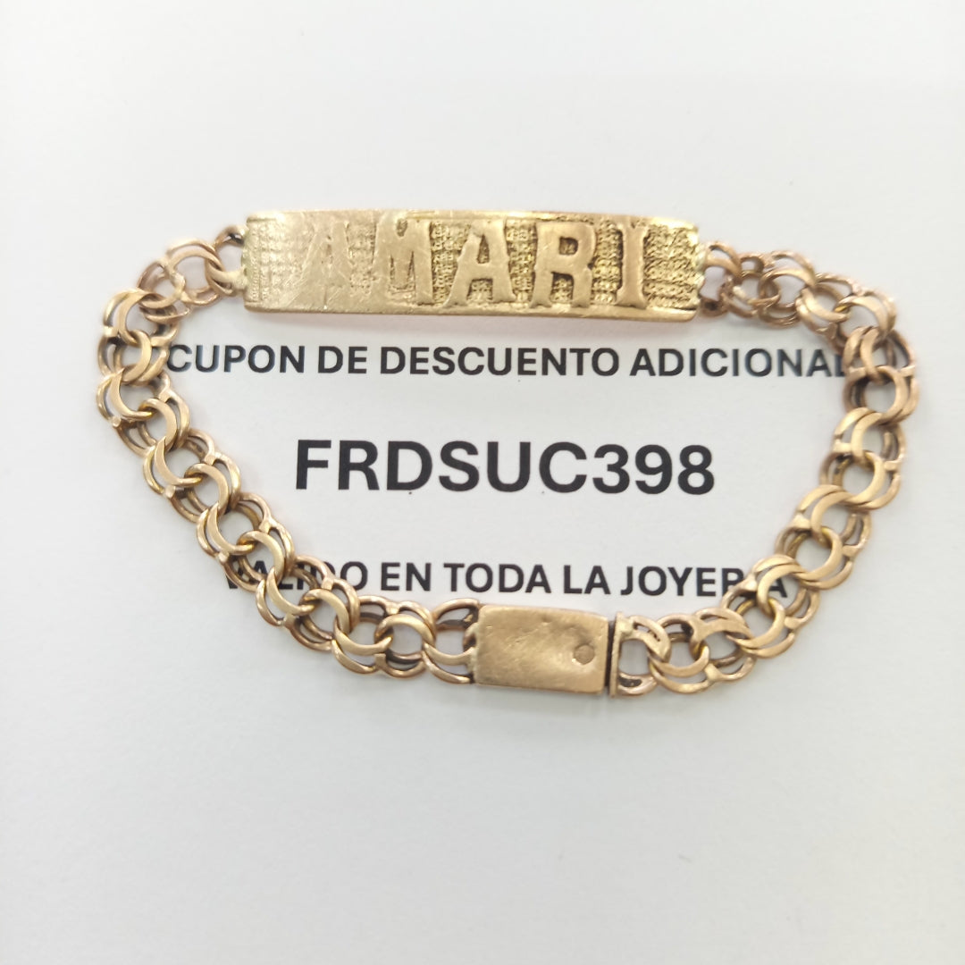 ESCLAVA ORO 10 K 9.1 GRMS (SEMINUEVO)