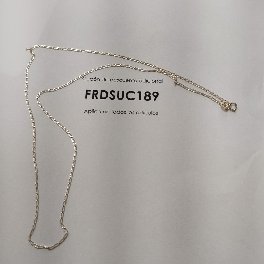 CADENAS TEJIDO ESLABONES ORO 10K 55 CM 1.9 GR (NUEVO)
