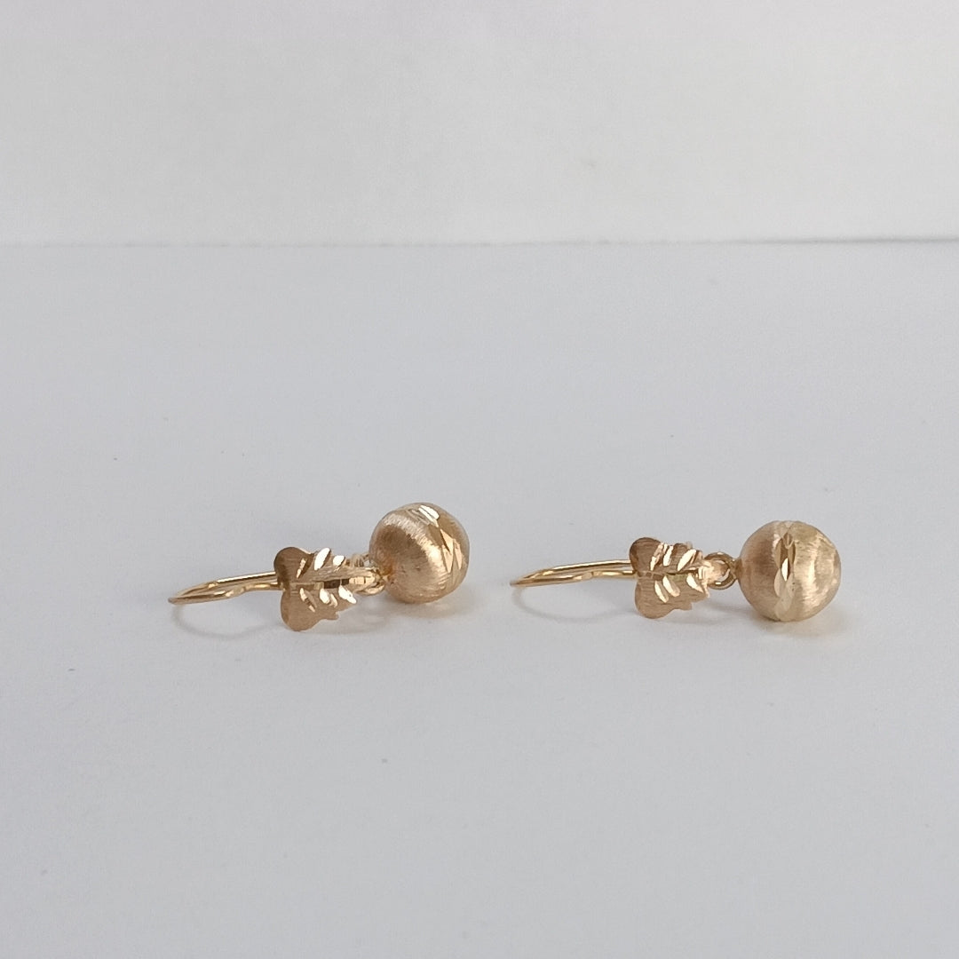 ARETES PAR ORO 10 K 1.7 GRMS (SEMINUEVO)