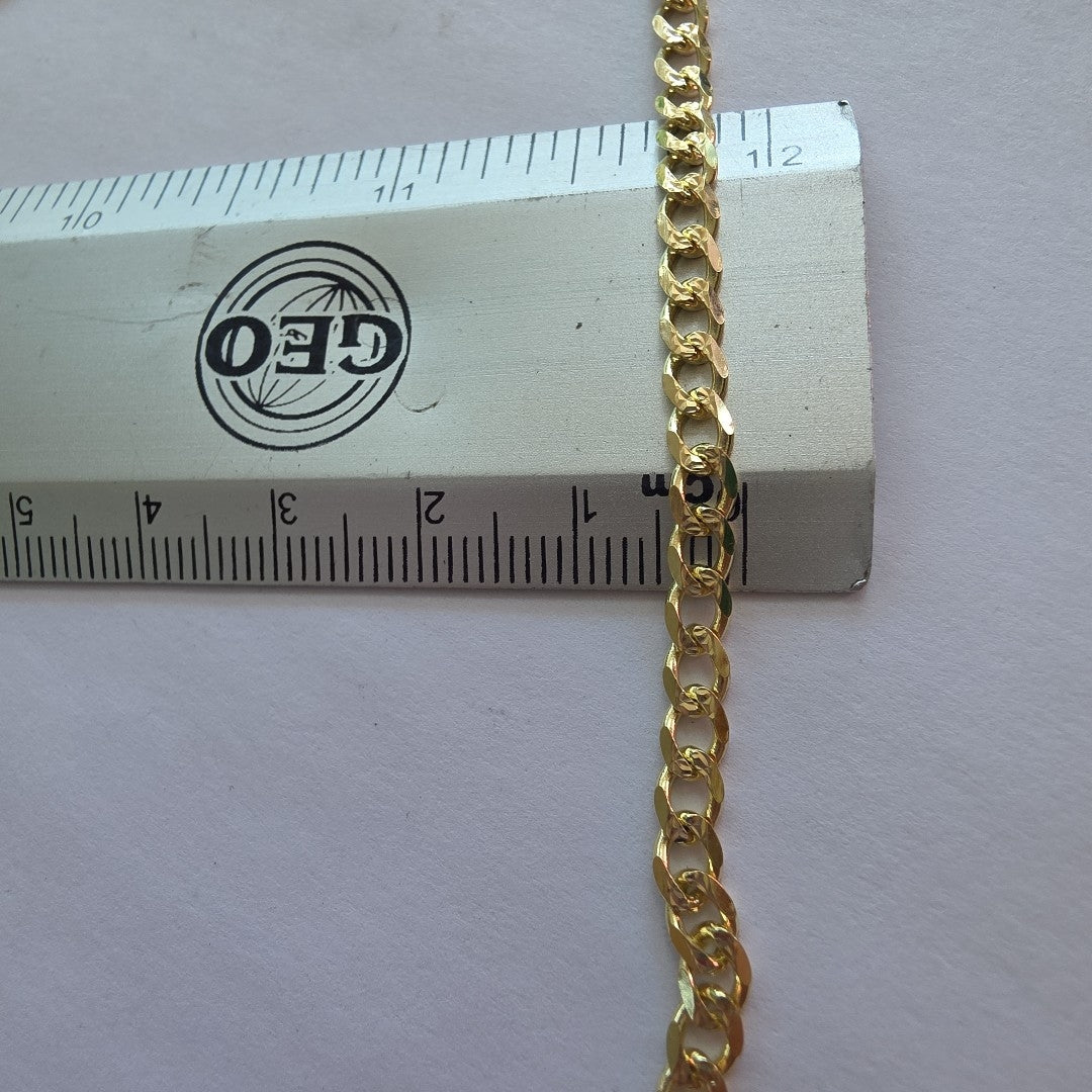CADENAS BARBADA ORO 14K 55 CM 13.1 GR (NUEVO)