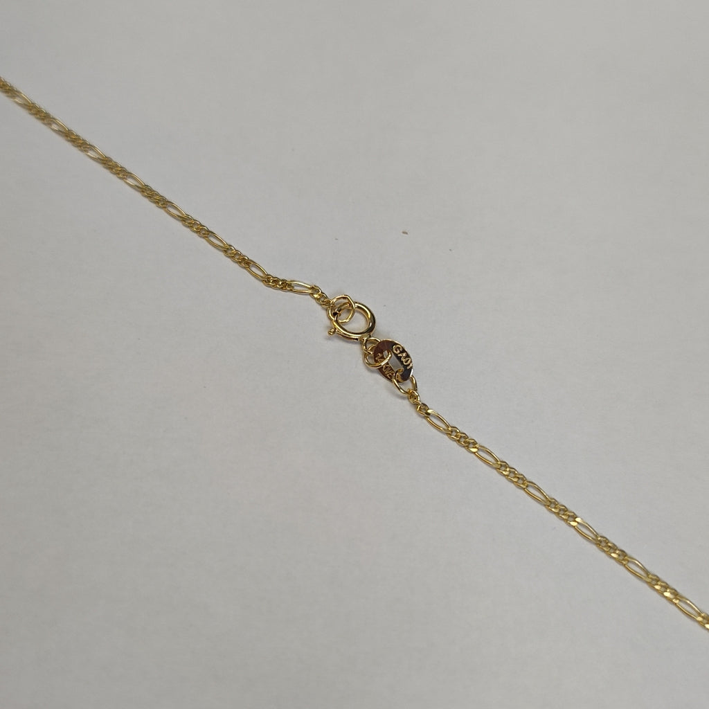 CADENAS TEJIDO 3X1 ORO 14K 55 CM 2.6 GR (NUEVO)