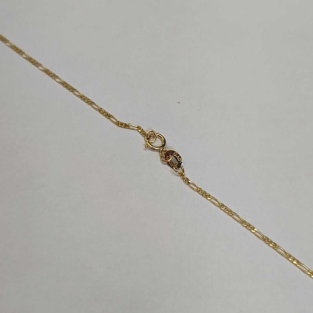 CADENAS TEJIDO 3X1 ORO 14K 55 CM 2.6 GR (NUEVO)