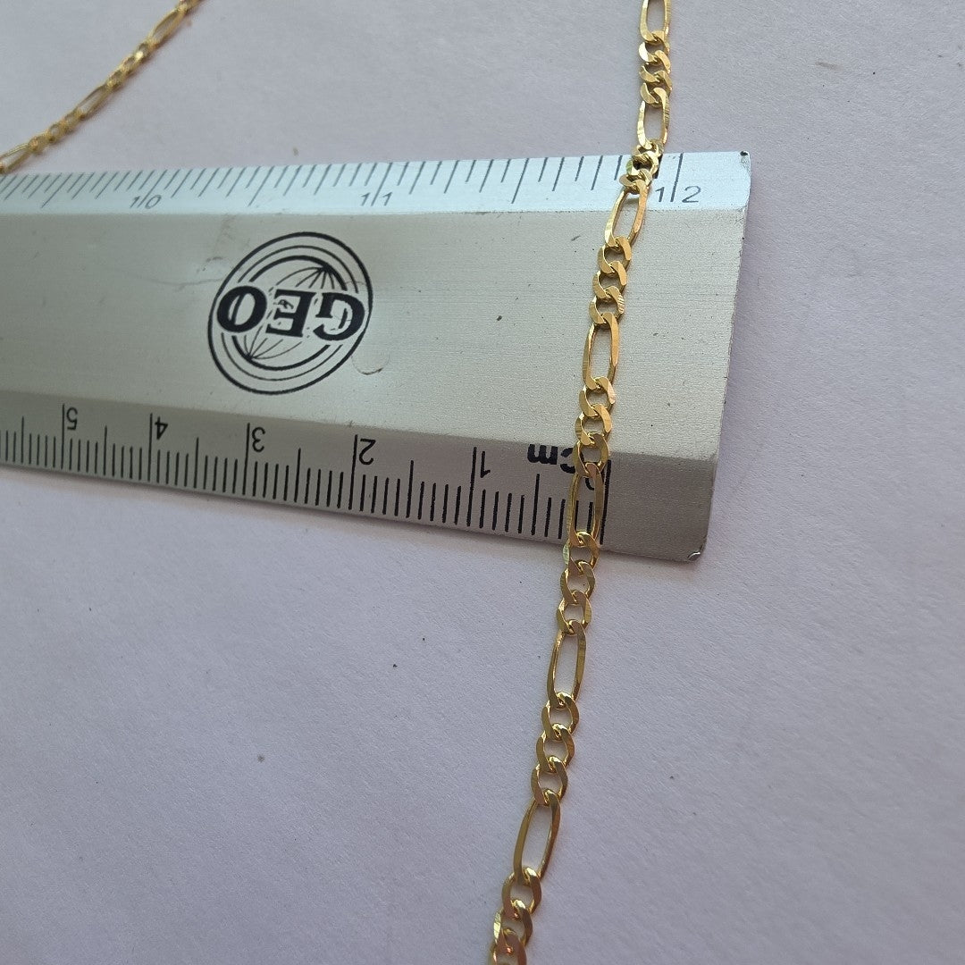 CADENAS 3X1 ORO 14K 55 CM 4.7 GR (NUEVO)