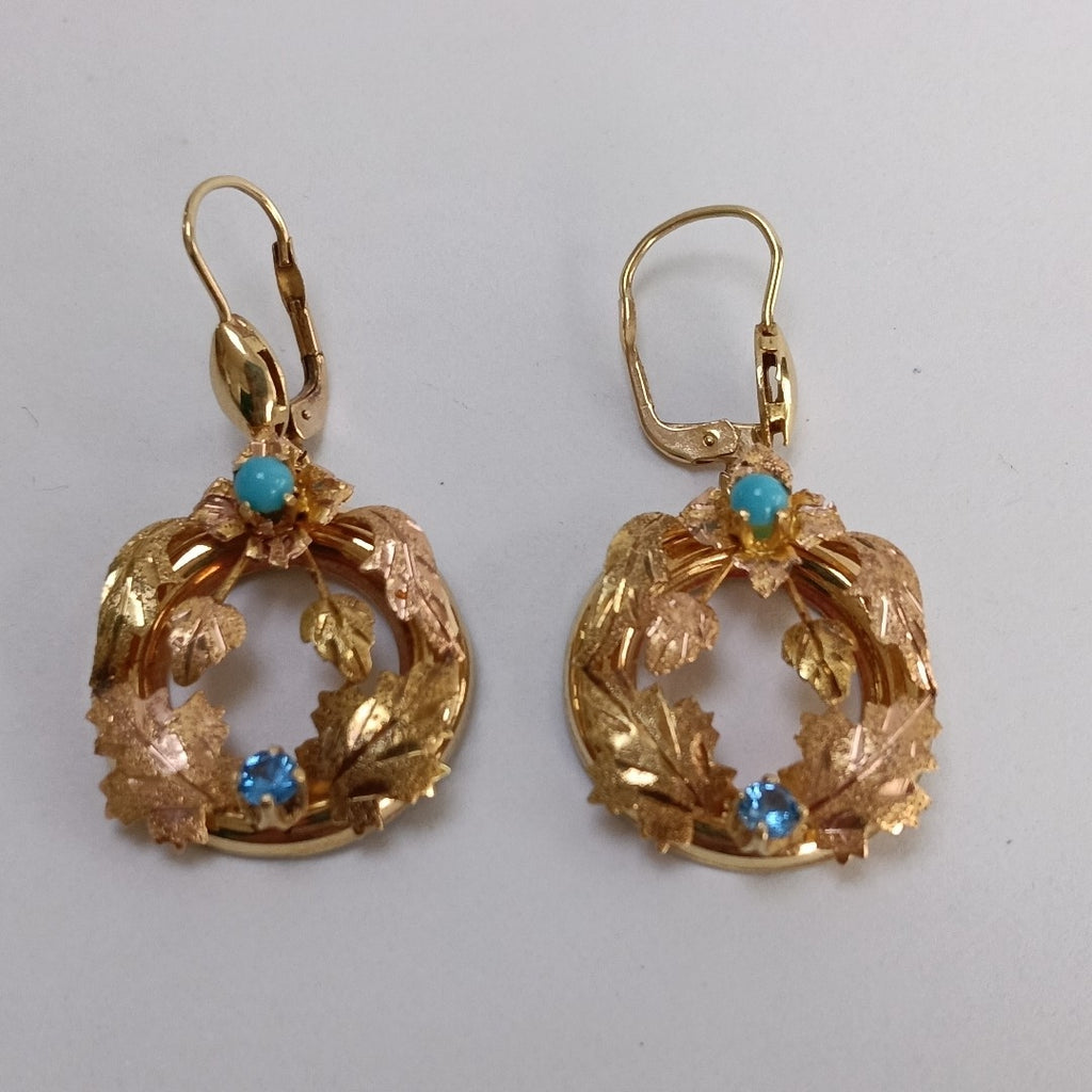 ARETES PAR ORO 10 K 5.6 GRMS (SEMINUEVO)