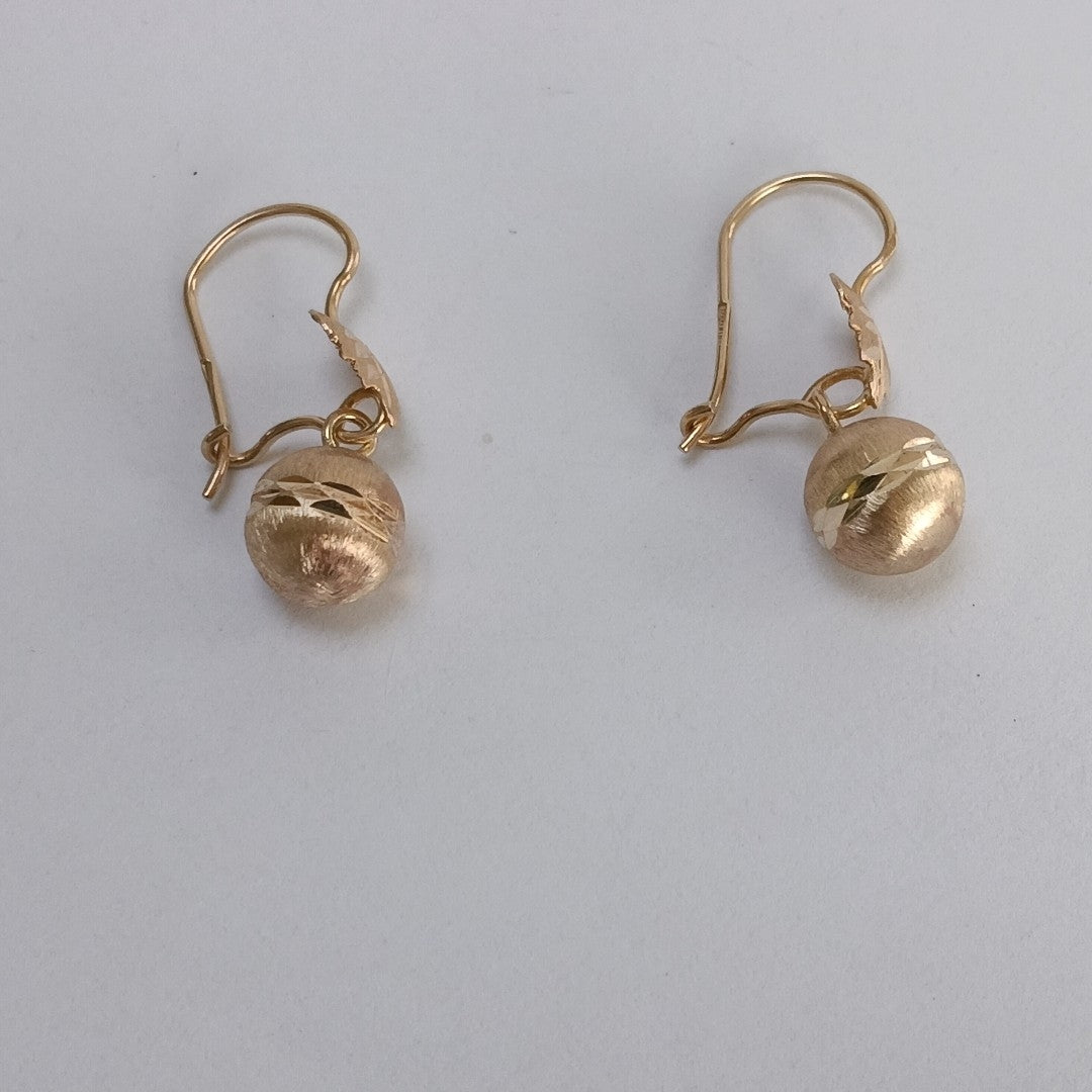 ARETES PAR ORO 10 K 1.8 GRMS (SEMINUEVO)