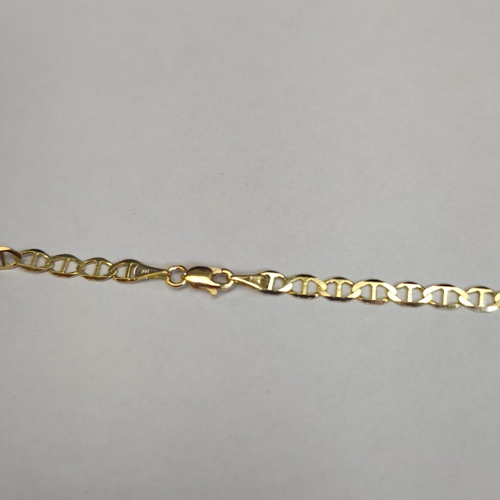 CADENAS TEJIDO MARINERA ORO 14K 55 CM 7.9 GR (NUEVO)