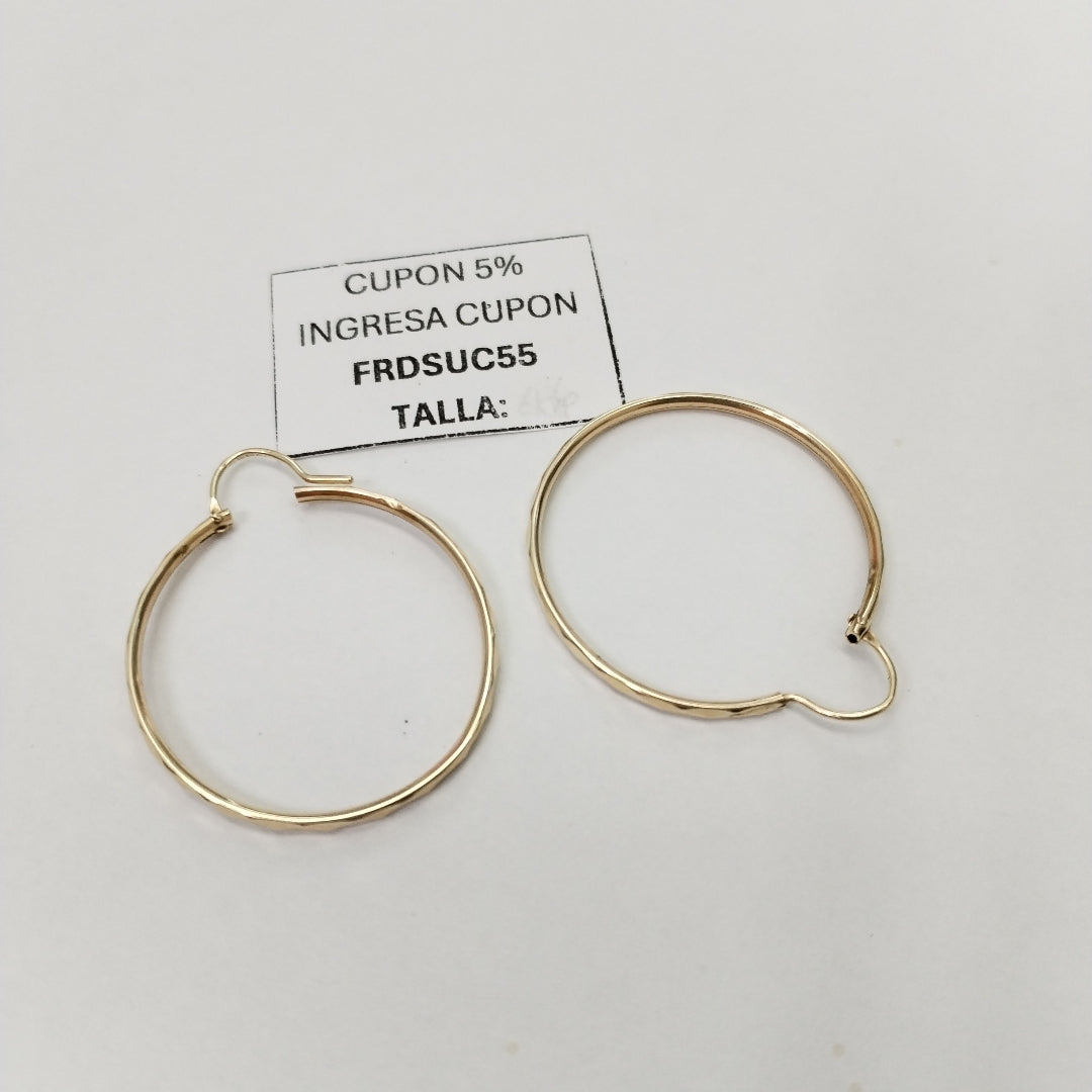 ARRACADAS PAR ORO 8 K 1.8 GRMS (SEMINUEVO)