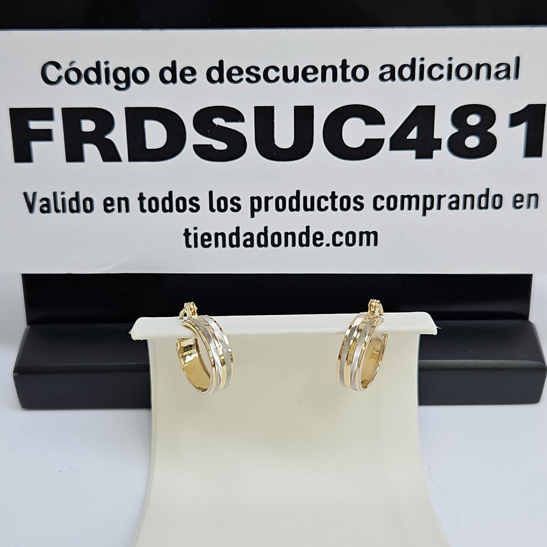 ARETES ARRACADAS ORO 10K 1.6 GR (NUEVO)