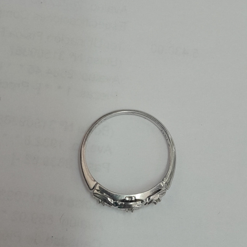ANILLITO ORO, ORO BLANCO 14 K 1.7 GRMS (SEMINUEVO)