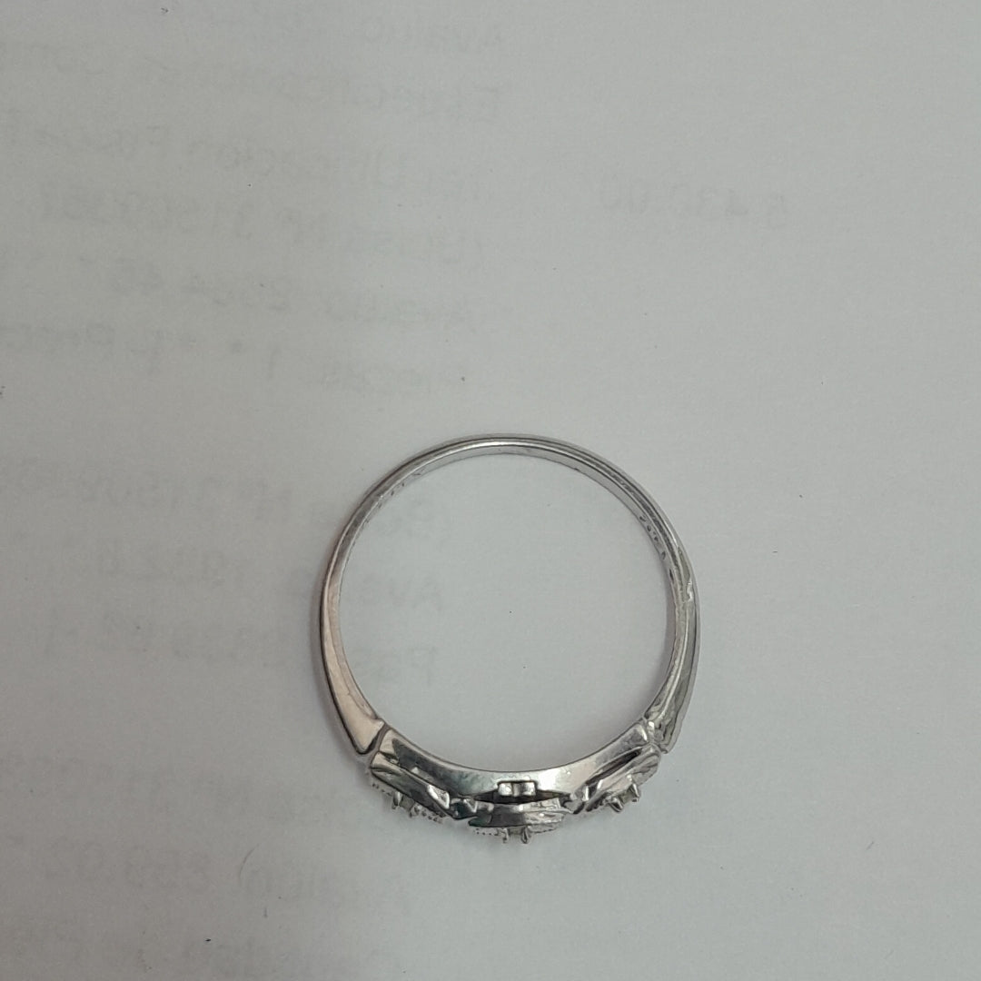ANILLITO ORO, ORO BLANCO 14 K 1.7 GRMS (SEMINUEVO)