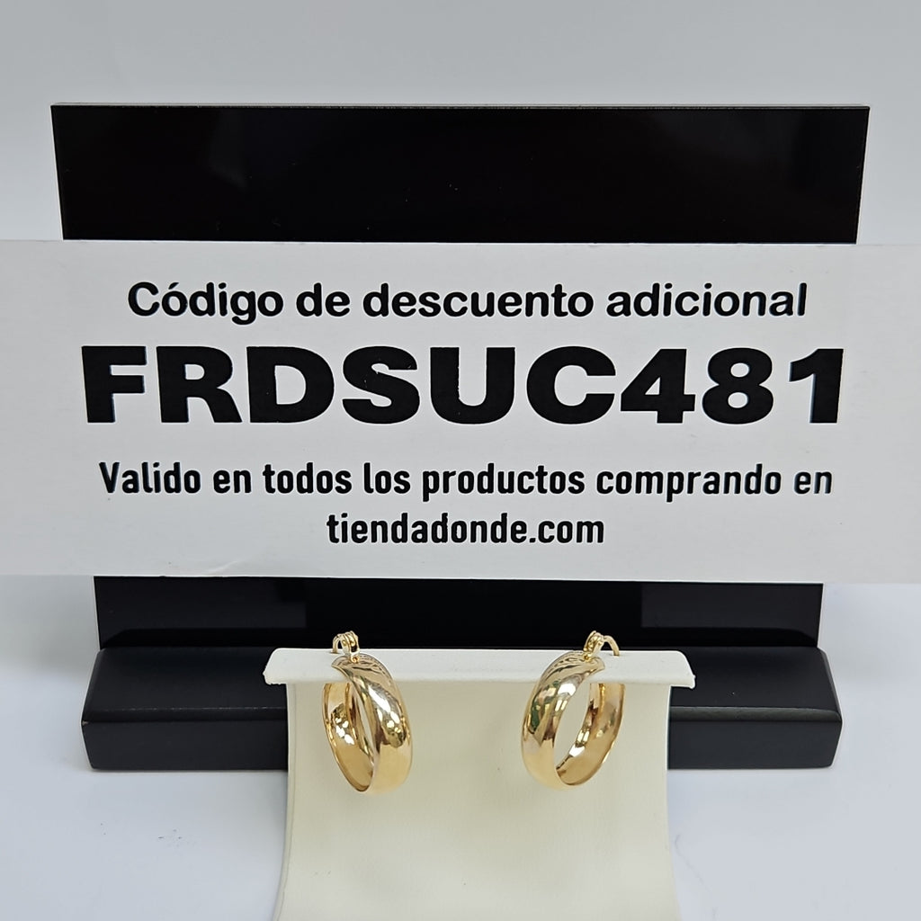 ARETES ARRACADAS ORO 10K 2.4 GR (NUEVO)