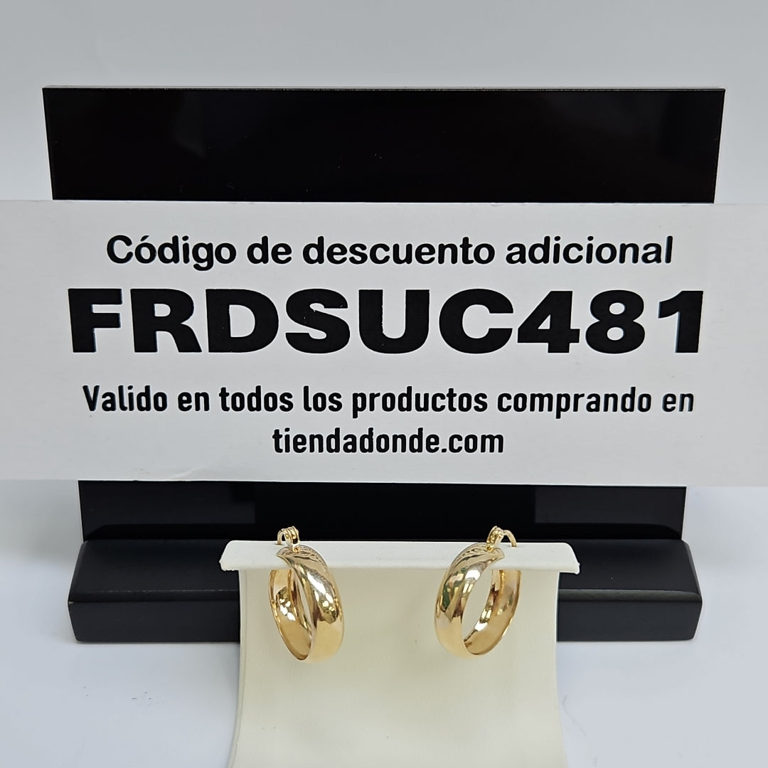 ARETES ARRACADAS ORO 10K 2.4 GR (NUEVO)