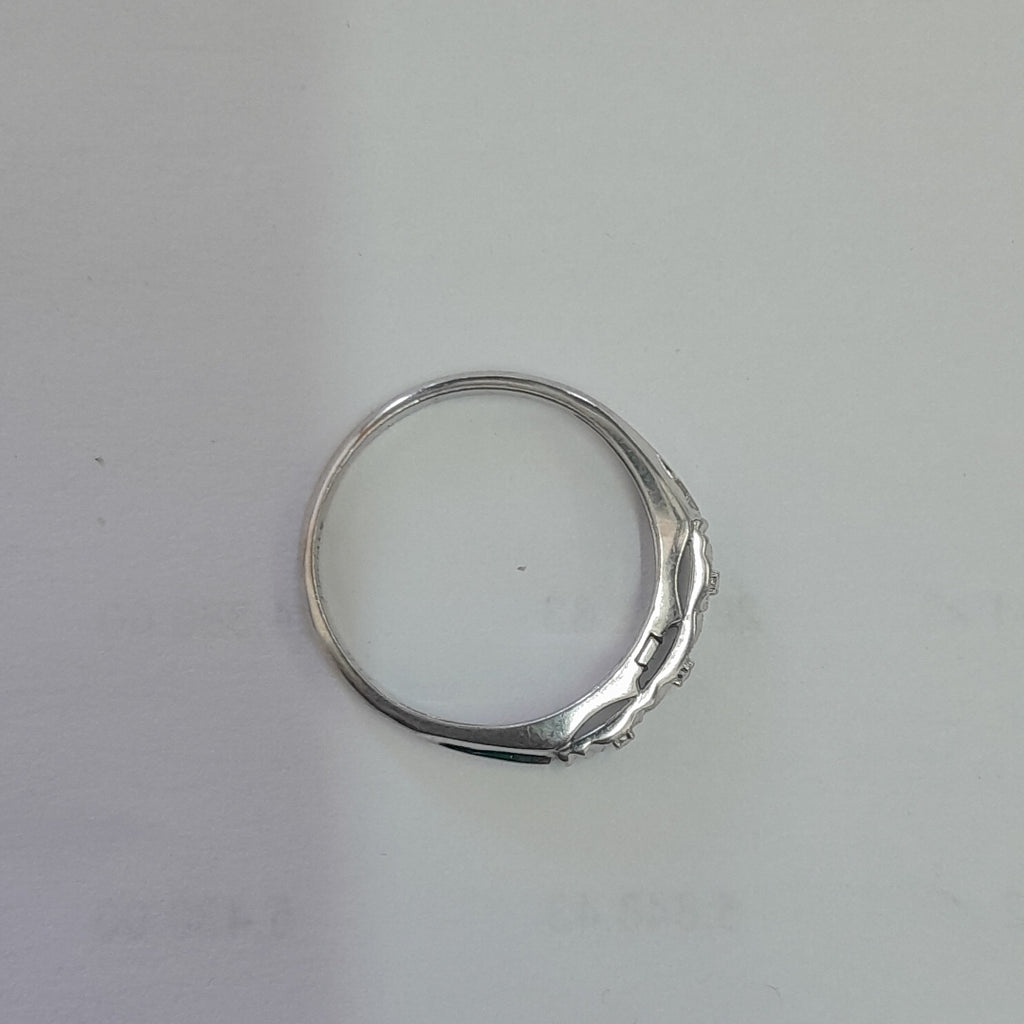 ANILLITO ORO, ORO BLANCO 14 K 2 GRMS (SEMINUEVO)