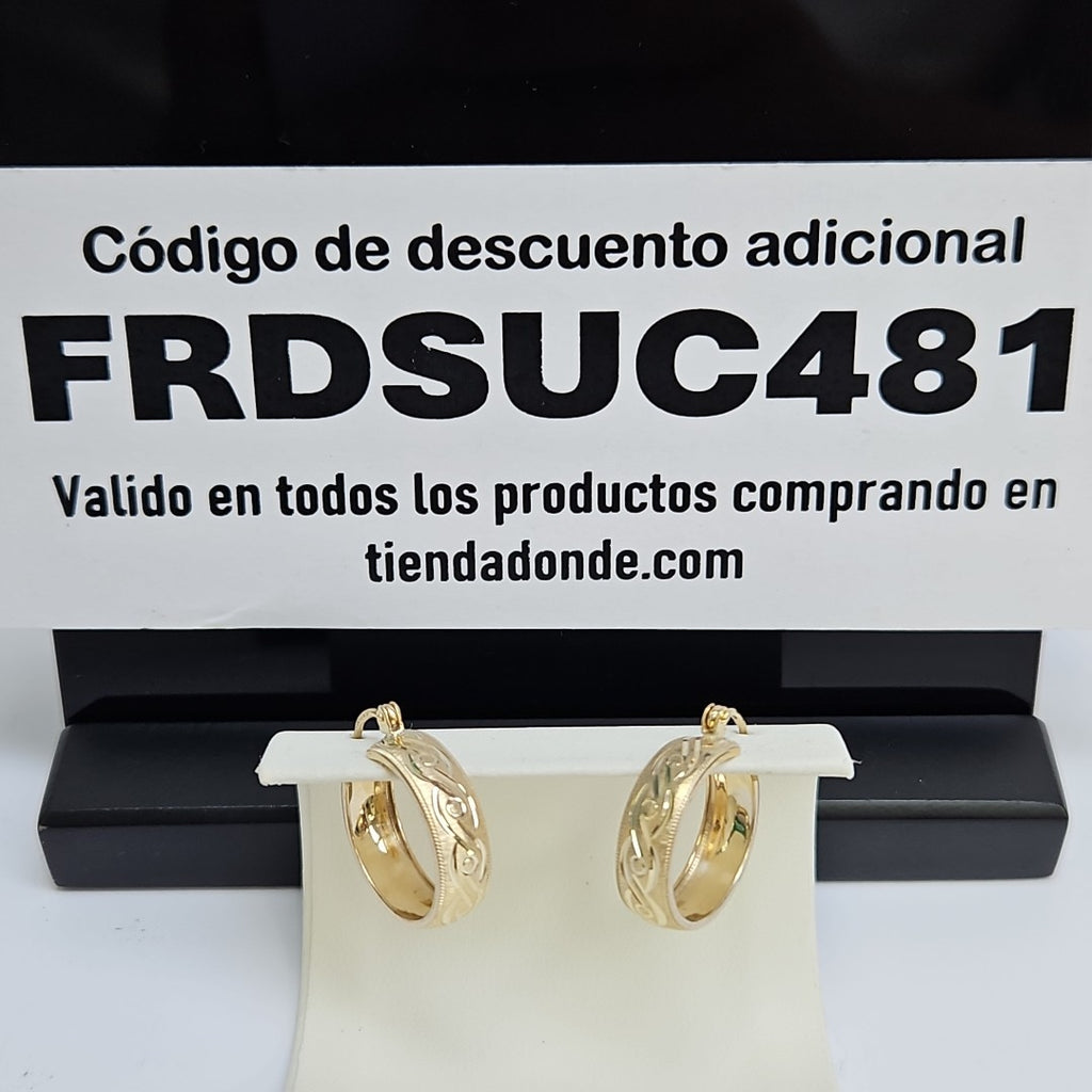 ARETES ARRACADAS ORO 10K 2.7 GR (NUEVO)