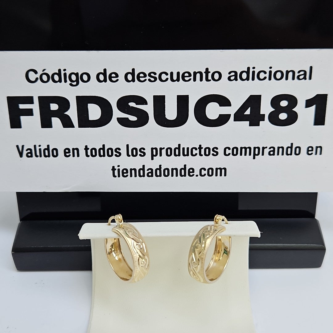 ARETES ARRACADAS ORO 10K 2.7 GR (NUEVO)