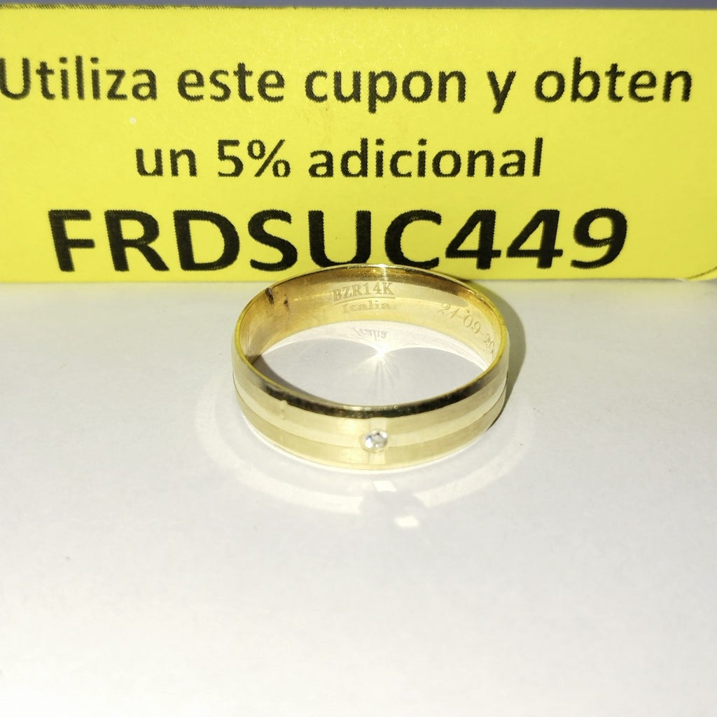 ARGOLLA ORO 14 K 5.1 GRMS (SEMINUEVO)