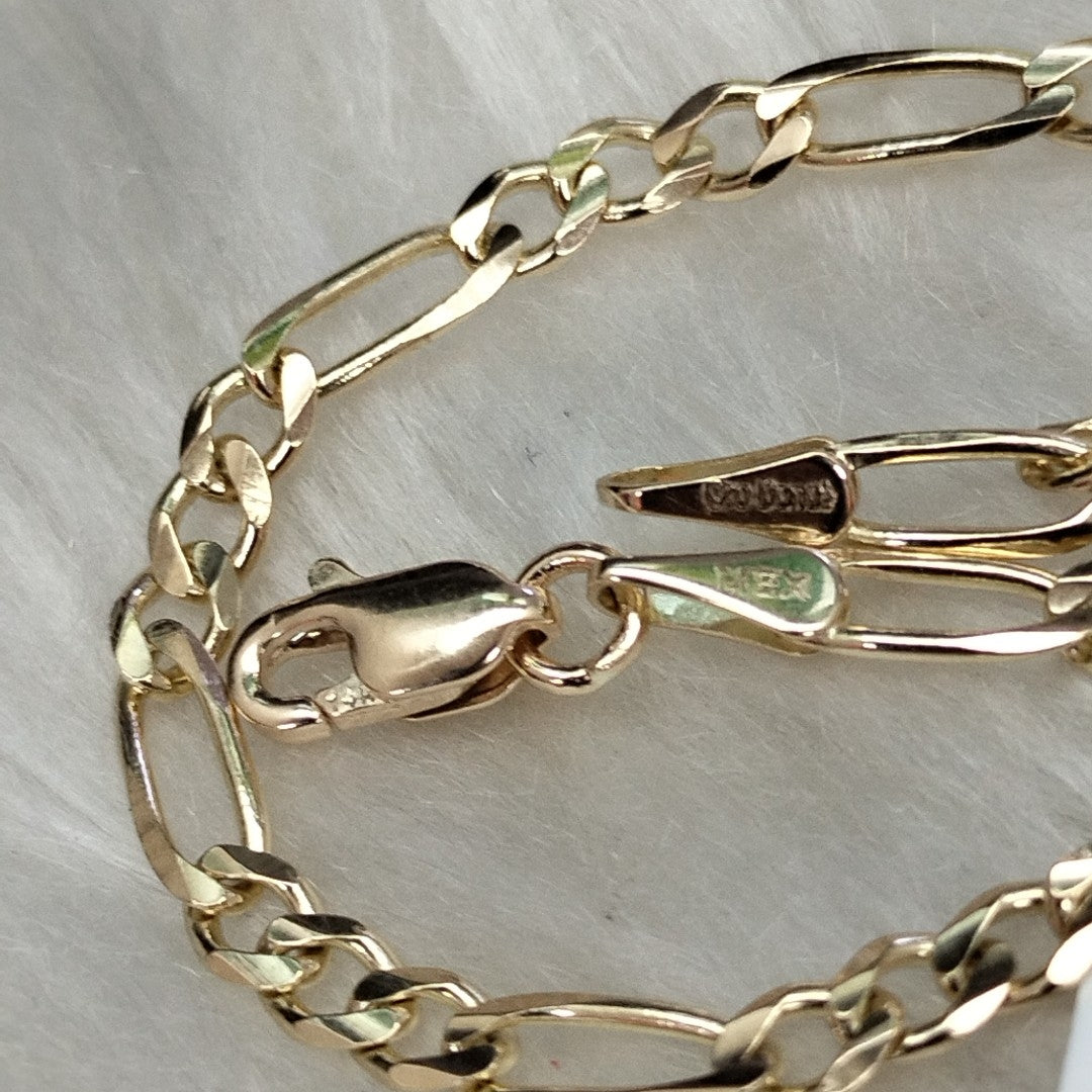 PULSERAS 3X1 ORO 14K 18 CM 2.9 GR (NUEVO)