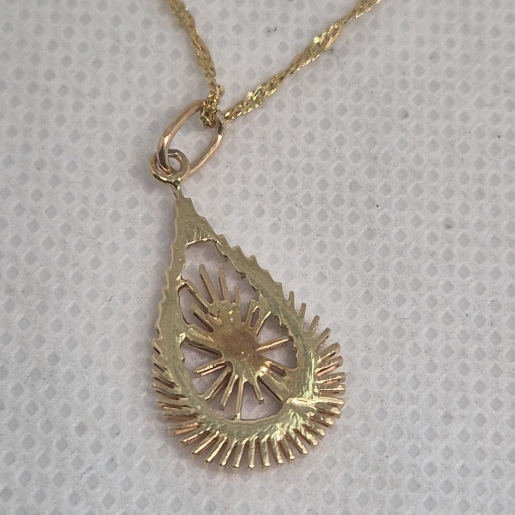 CADENA,DIJE ORO 14 K 2,80 GRMS (SEMINUEVO)