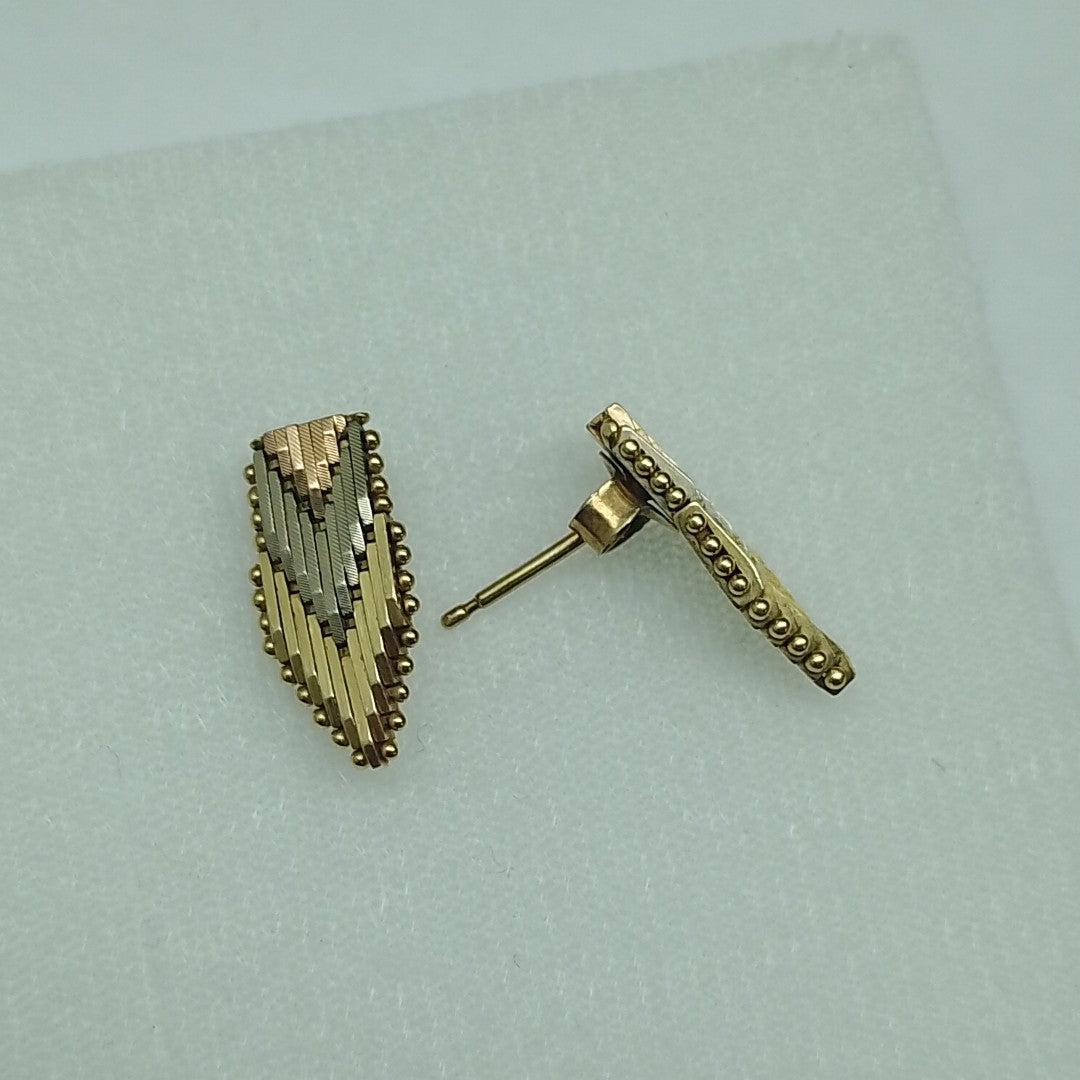 ARETES PAR ORO 14 K 3.4 GRMS (SEMINUEVO)