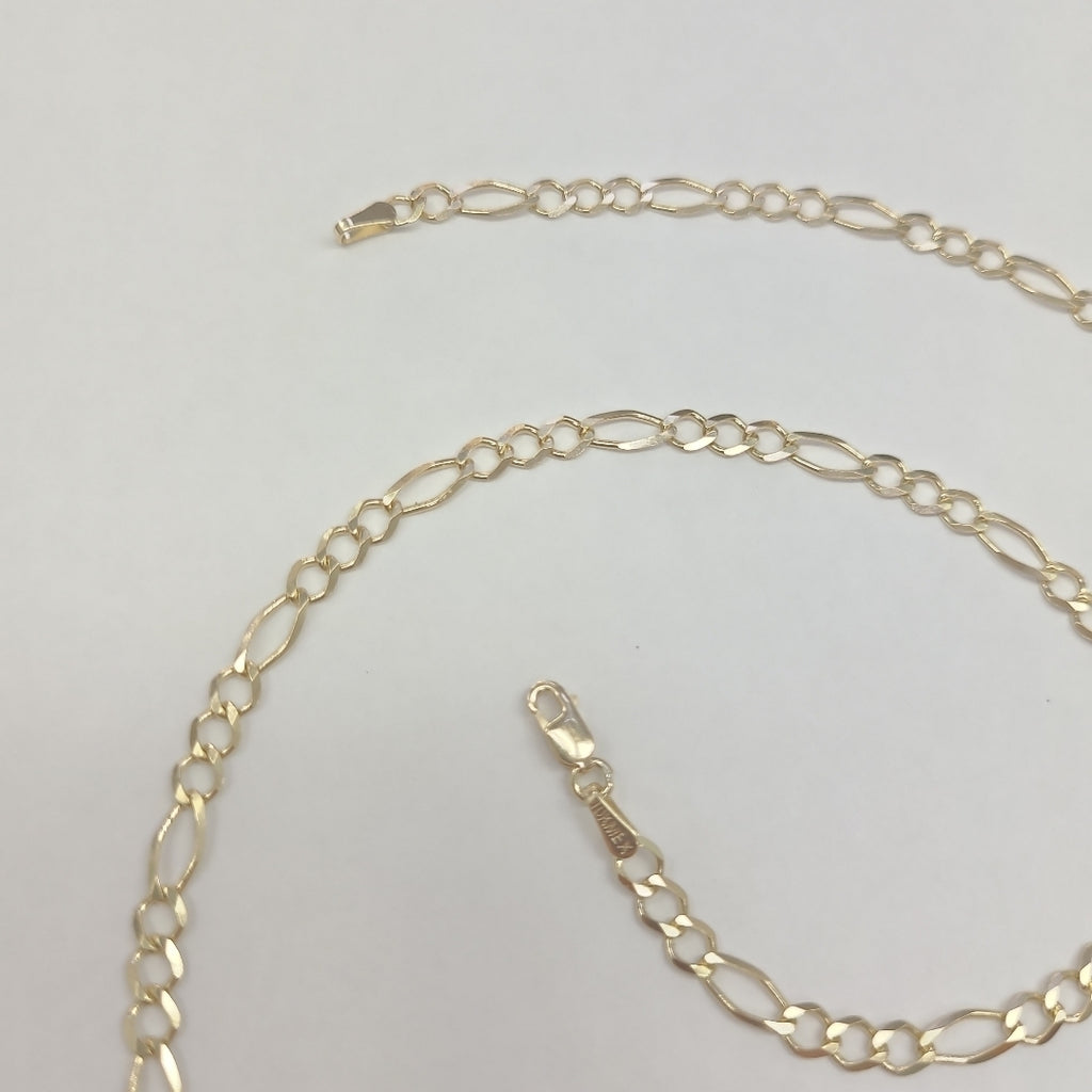 CADENAS TEJIDO 3X1 ORO 10K 50 CM 6.4 GR (NUEVO)