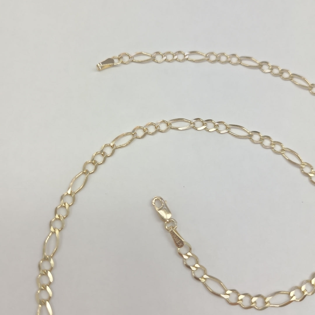 CADENAS TEJIDO 3X1 ORO 10K 50 CM 6.4 GR (NUEVO)