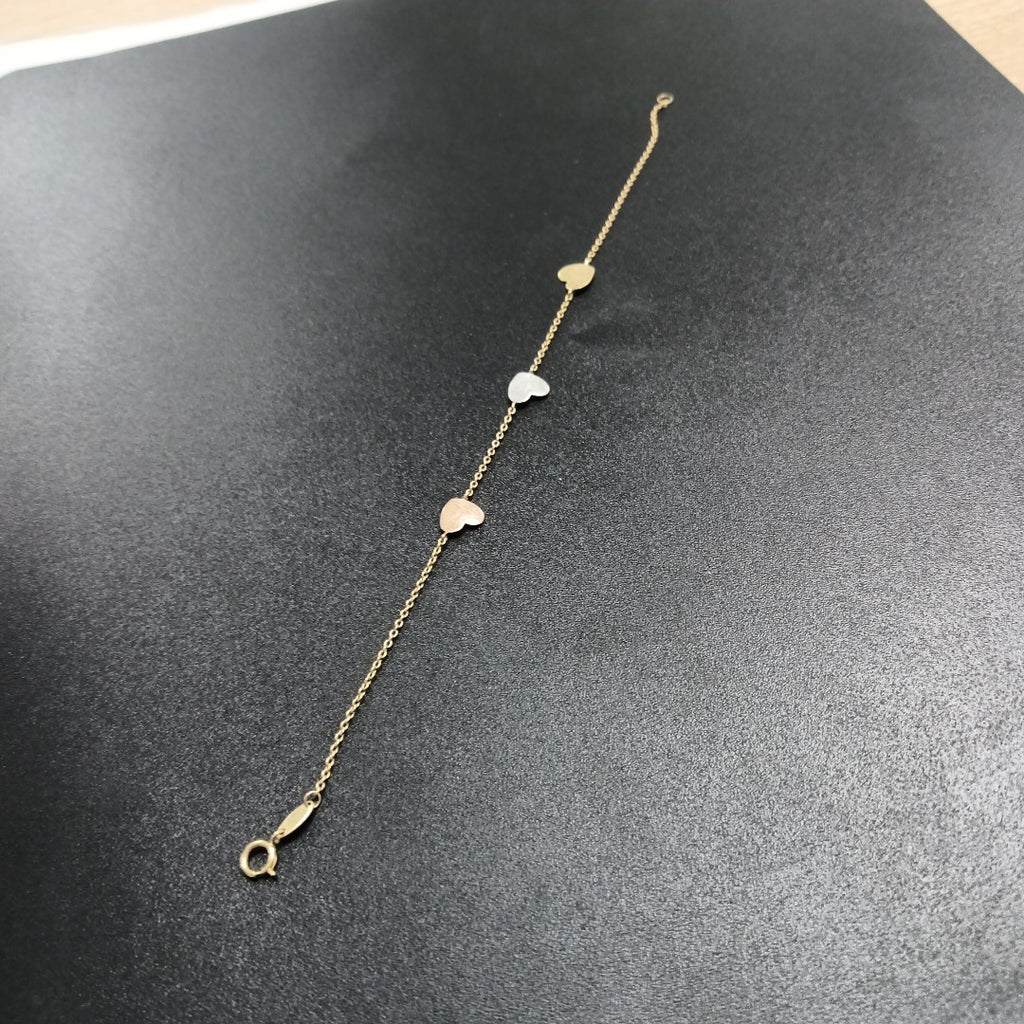 PULSERA ORO, ORO COMBINADO 14 K 1.4 GRMS (SEMINUEVO)