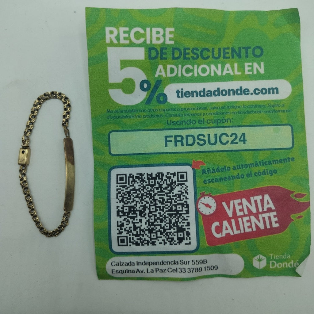 ESCLAVA ORO 10 K 2.8 GRMS (SEMINUEVO)
