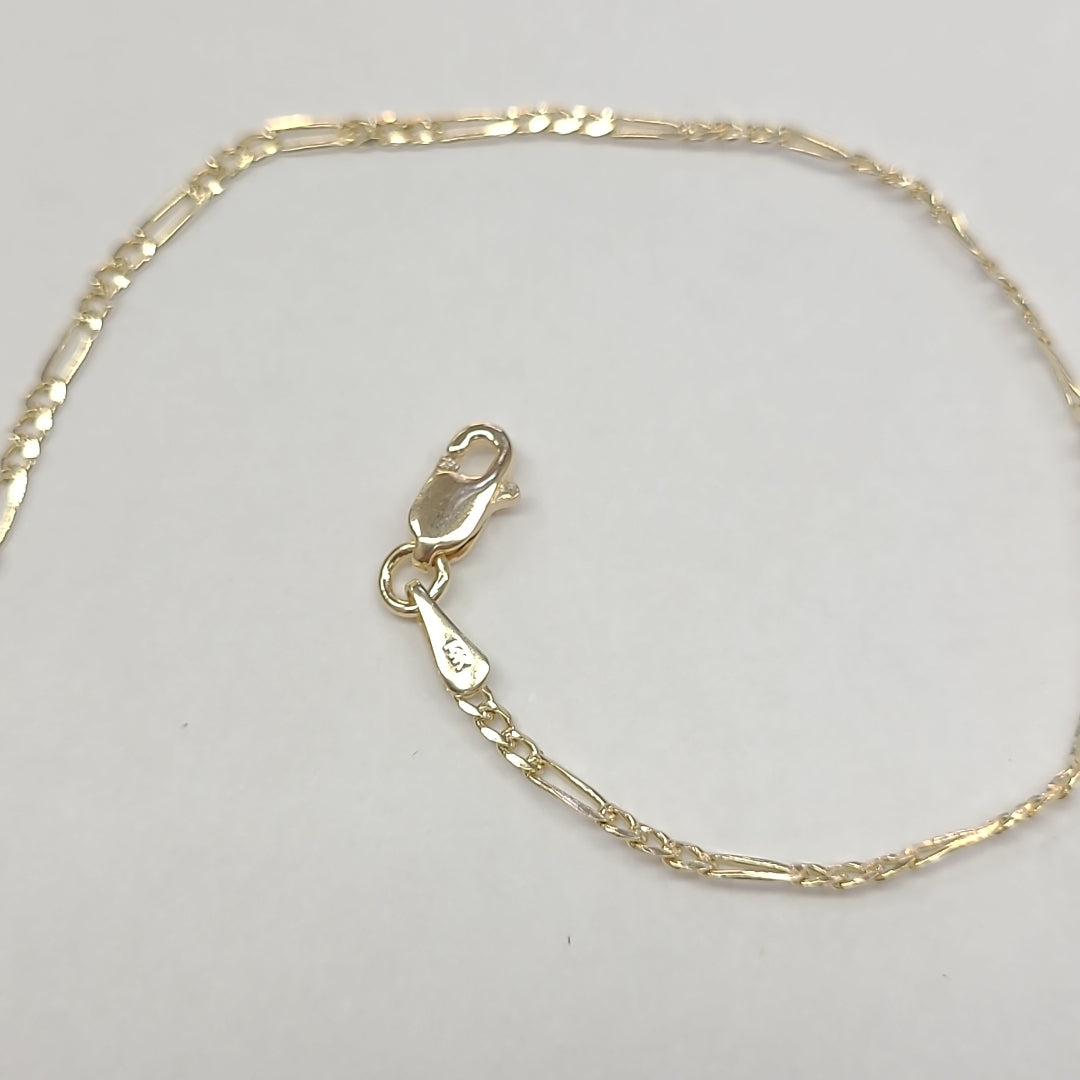 CADENAS 3X1 ORO 14K 55 CM 3.9 GR (NUEVO)