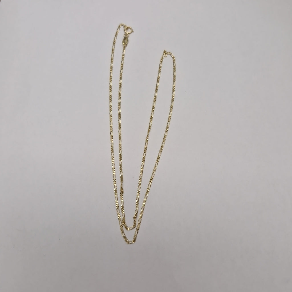 CADENAS TEJIDO 3X1 ORO 14K 55 CM 2.7 GR (NUEVO)
