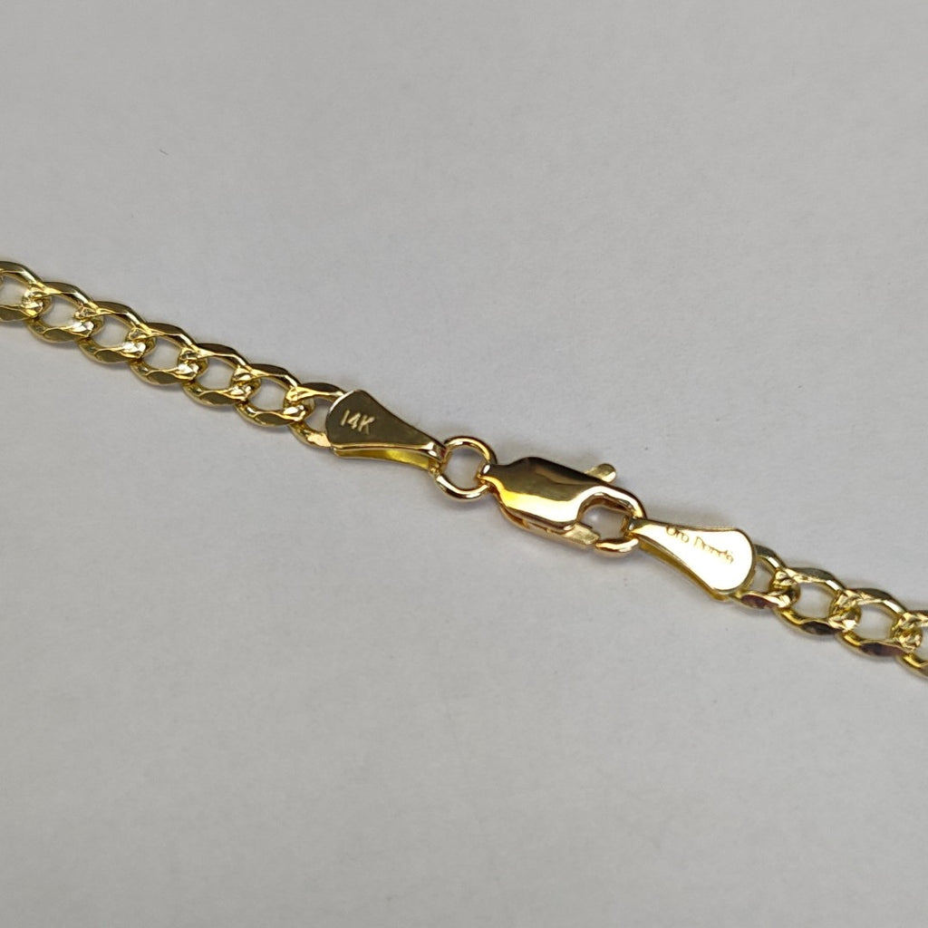 CADENAS BARBADA ORO 14K 55 CM 13.1 GR (NUEVO)