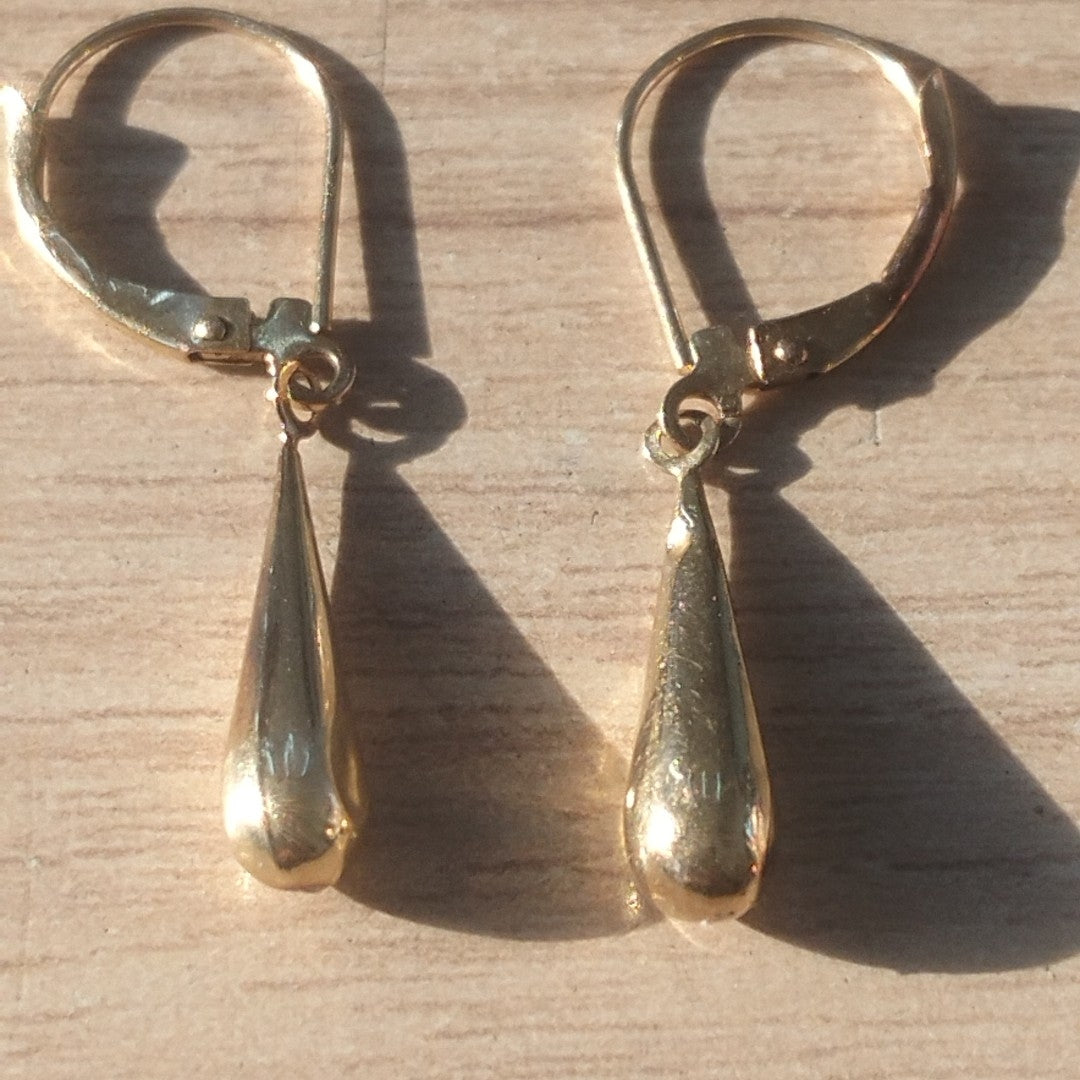 ARETES PAR ORO 14 K 1.1 GRMS (SEMINUEVO)