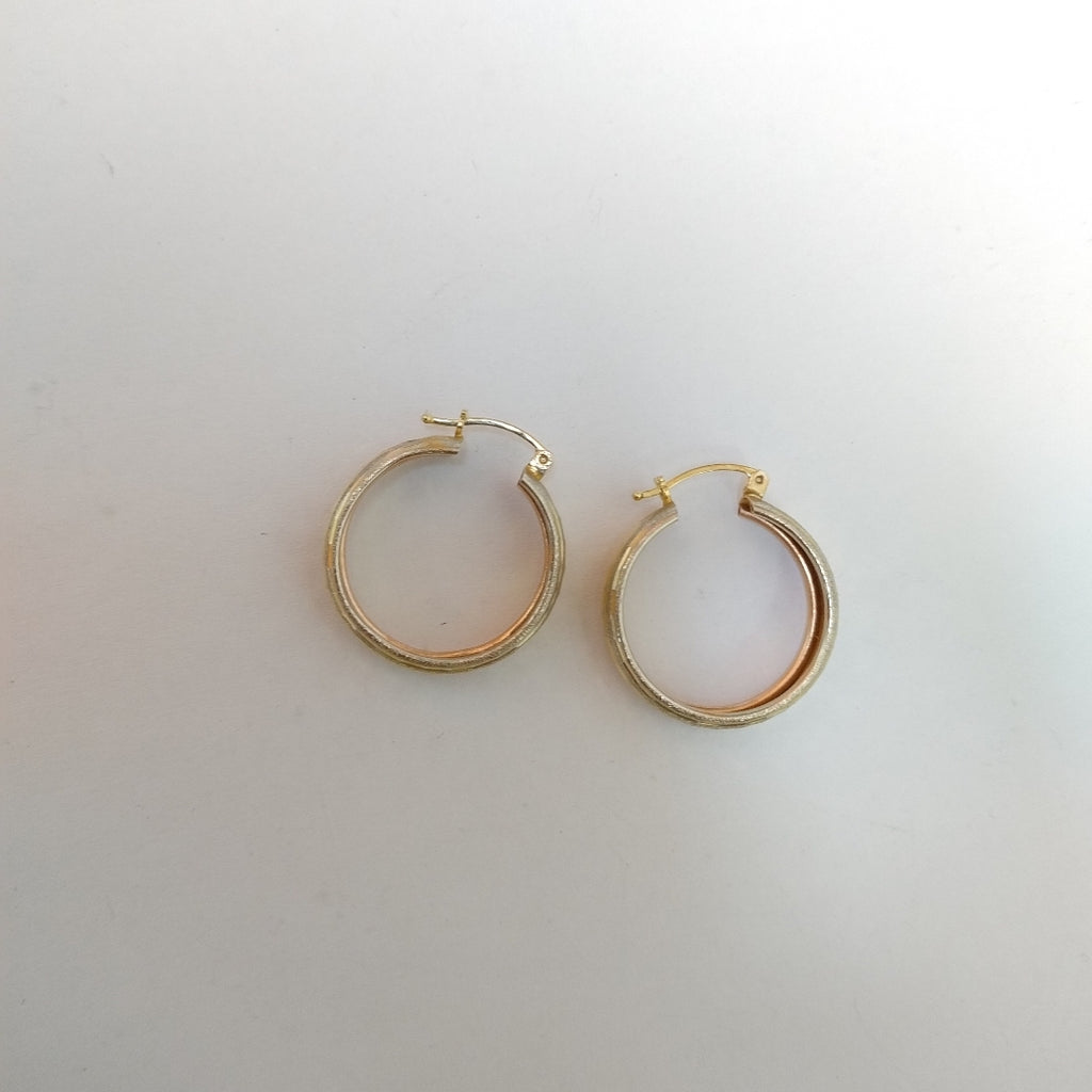 ARRACADAS PAR ORO 14 K 3,90 GRMS (SEMINUEVO)