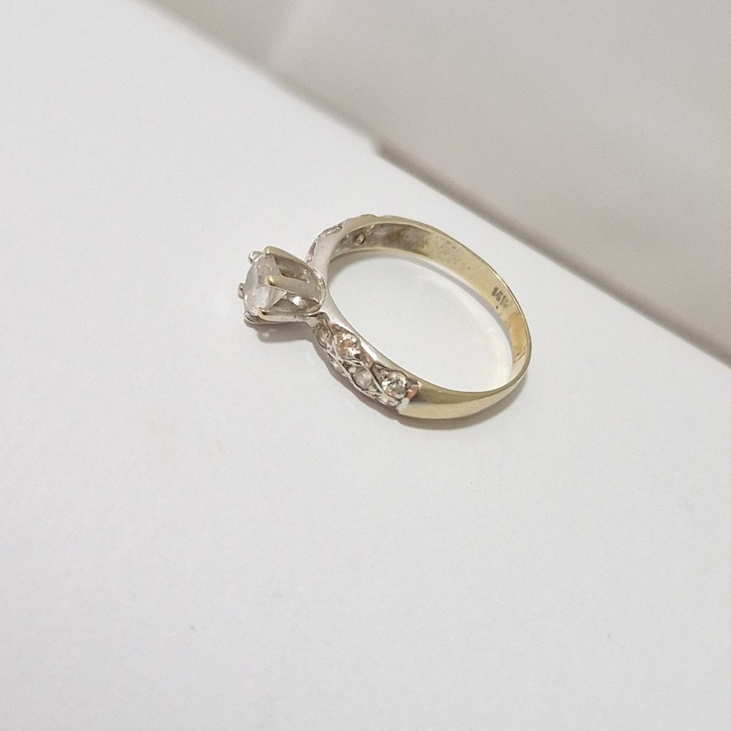ANILLITO ORO, RODIADO 14 K 2.5 GRMS (SEMINUEVO)