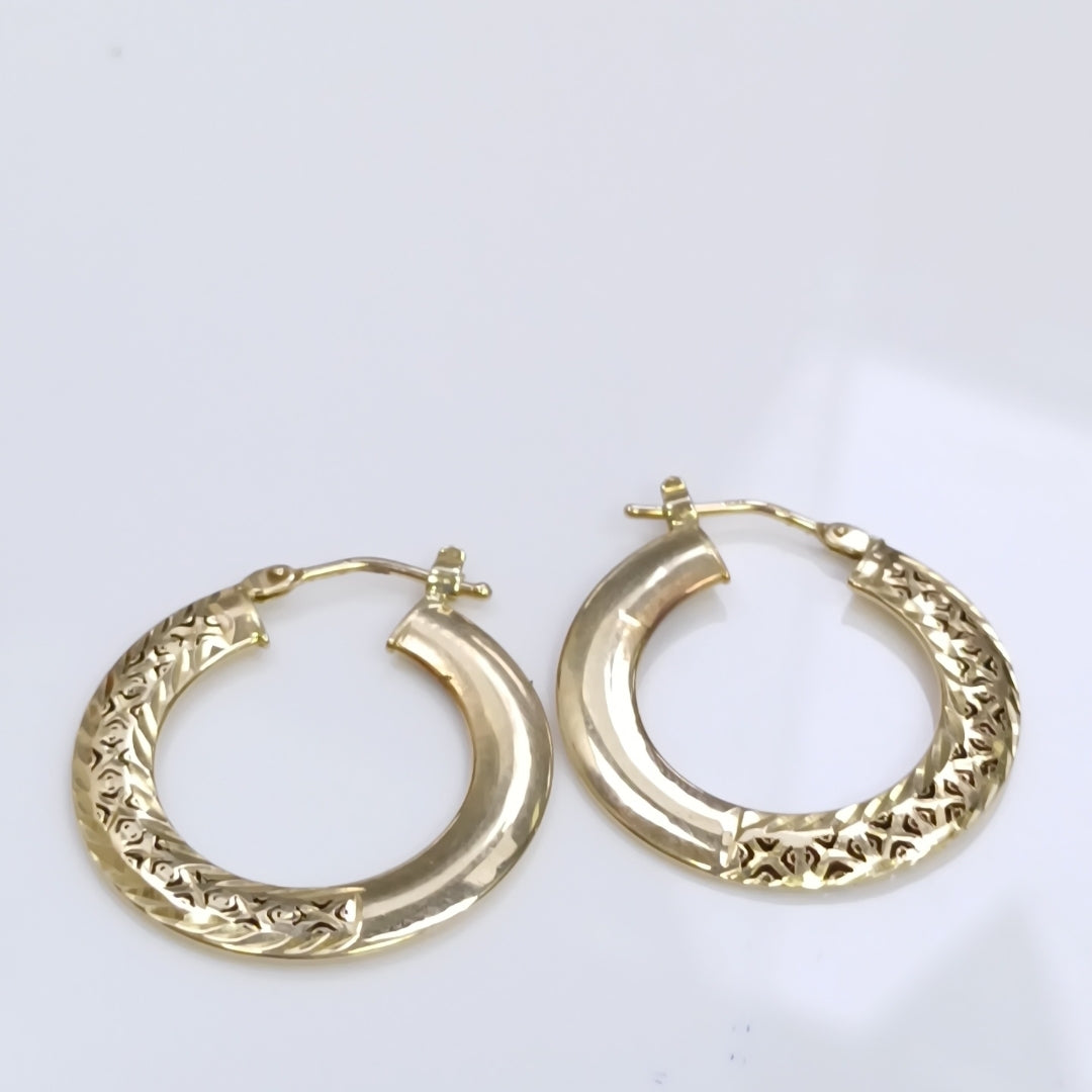 ARRACADAS PAR ORO 14 K 2.1 GRMS (SEMINUEVO)