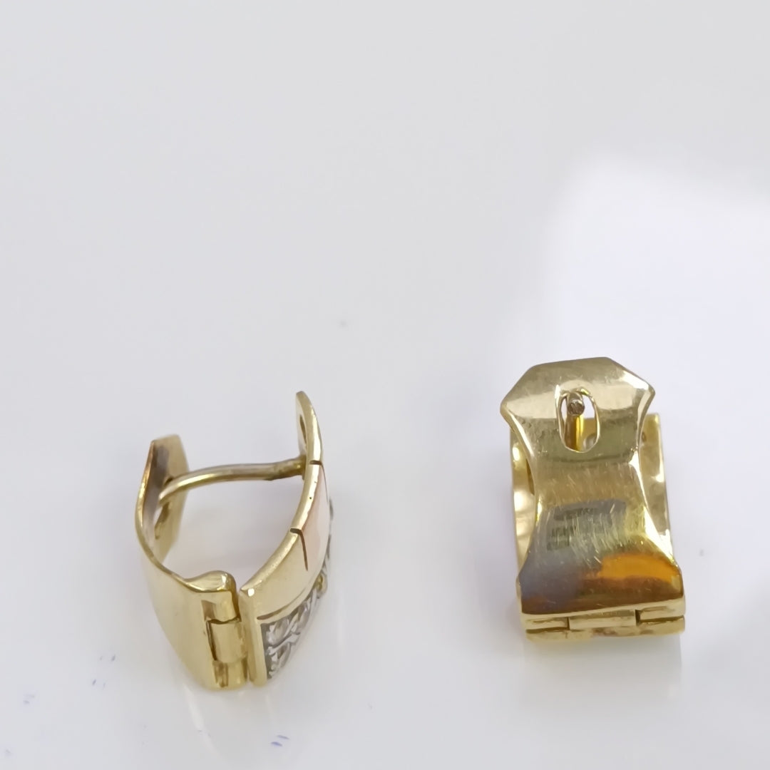 ARETES PAR ORO 14 K 4.8 GRMS (SEMINUEVO)